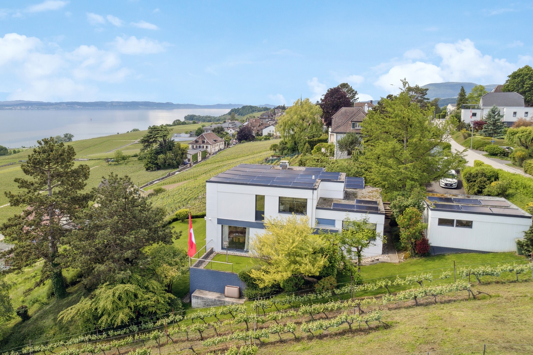  Contemporary villa with panoramic lake views and an indoor pool - 物件實景