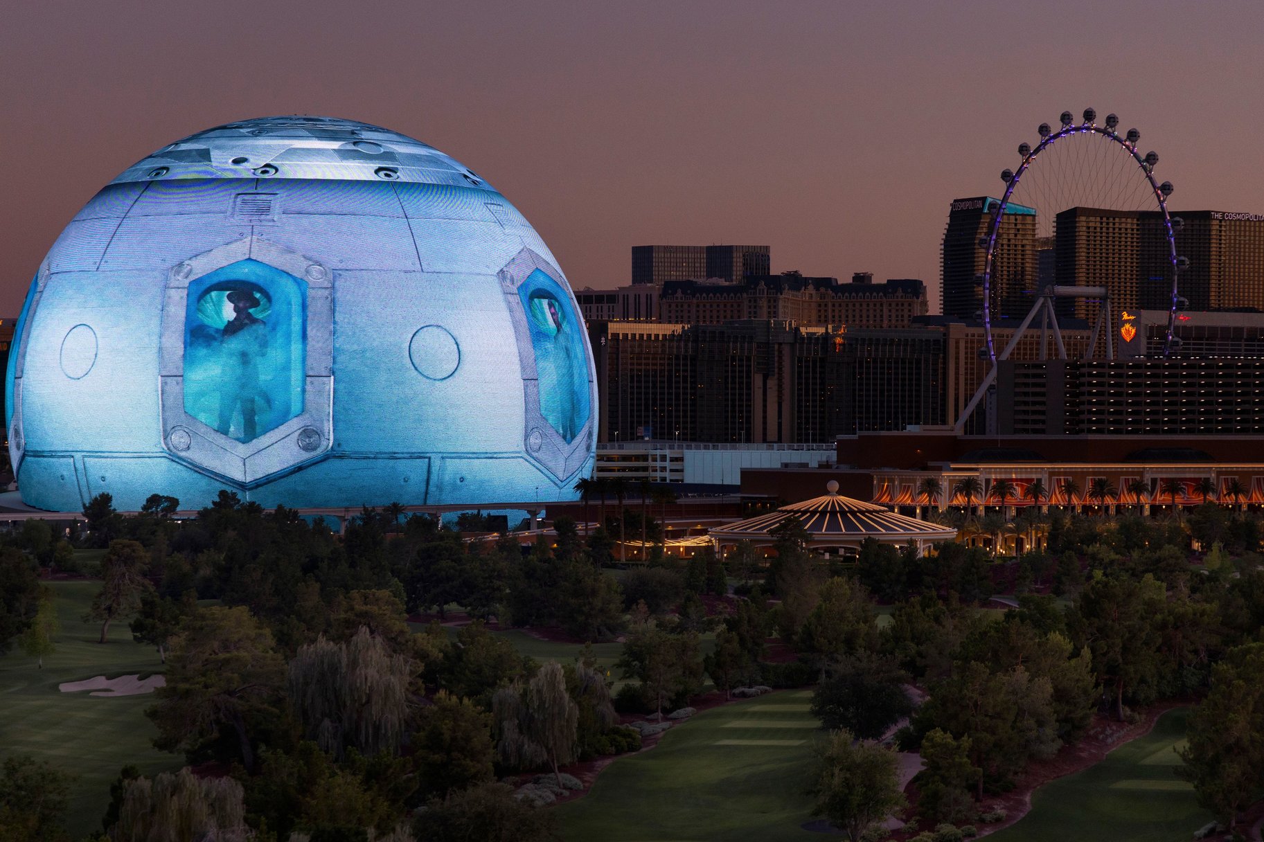  From Sunrise to Neon: Unrivaled Views of the Strip, Sphere & Valley Beyond - 物件實景