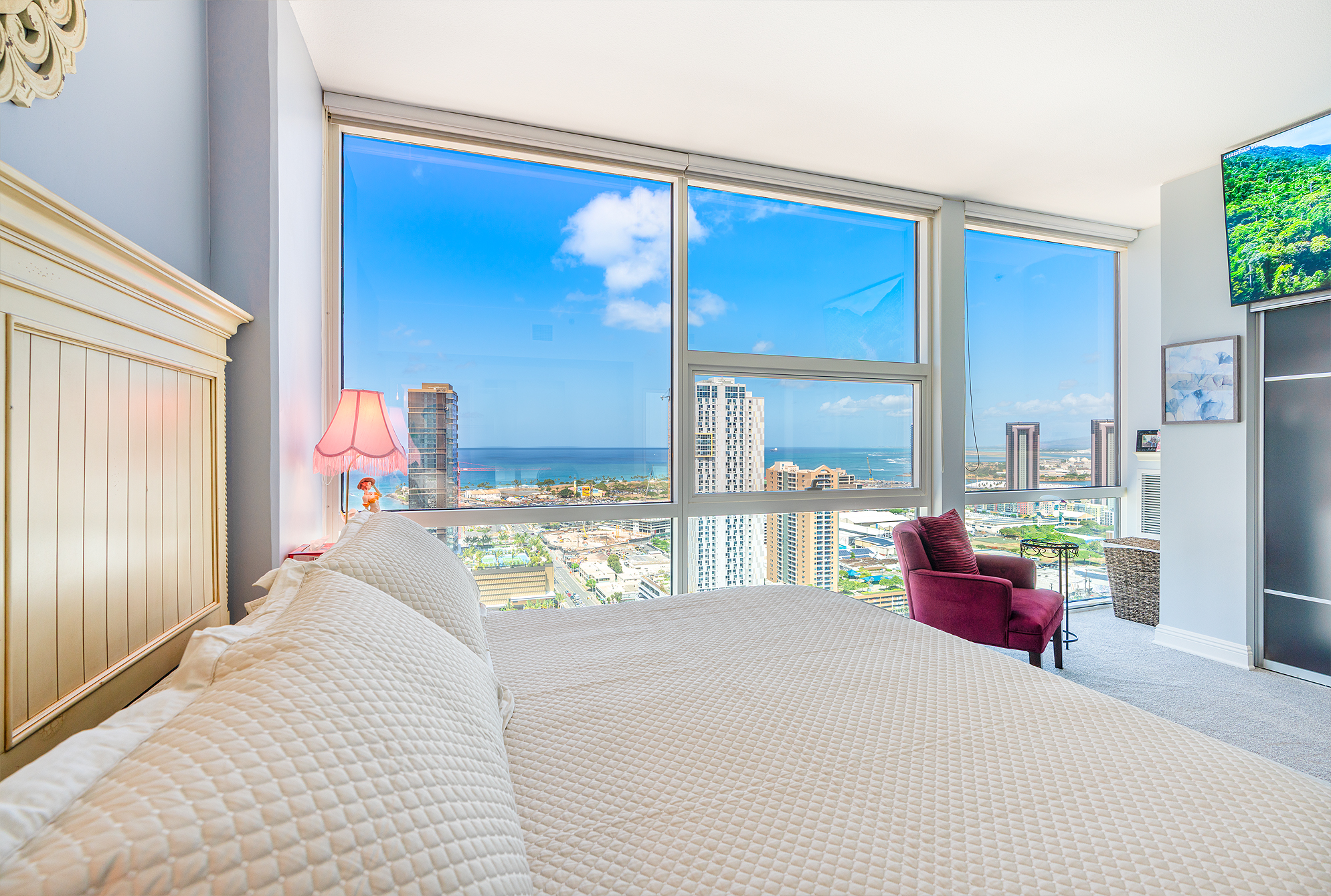  909 Kapiolani, City, Coastline, Mountain, Ocean, Sunset views - 物件實景