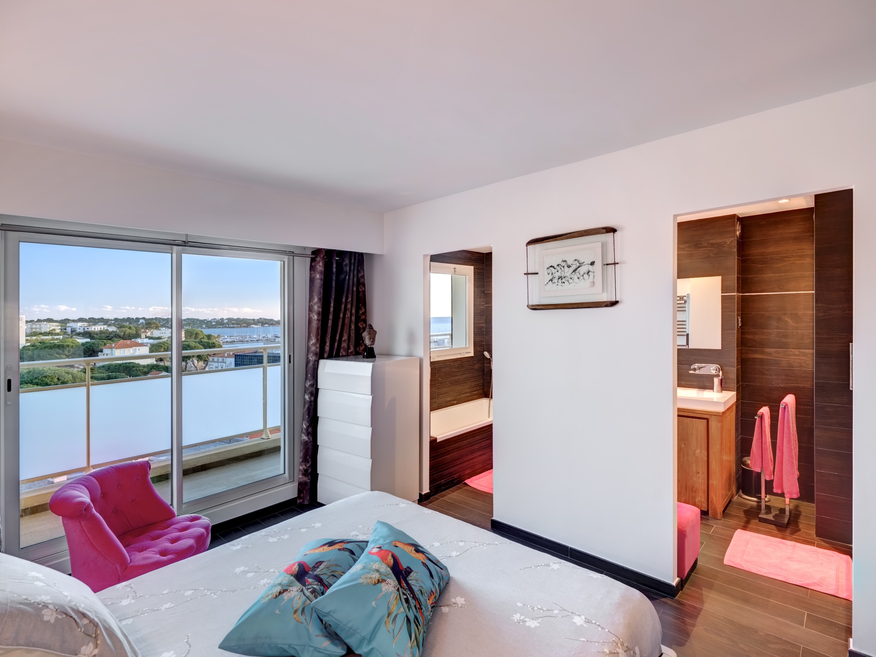  Panoramic sea view apartment with rooftop terrace in Juan-les-Pins, top floor, … - 物件實景