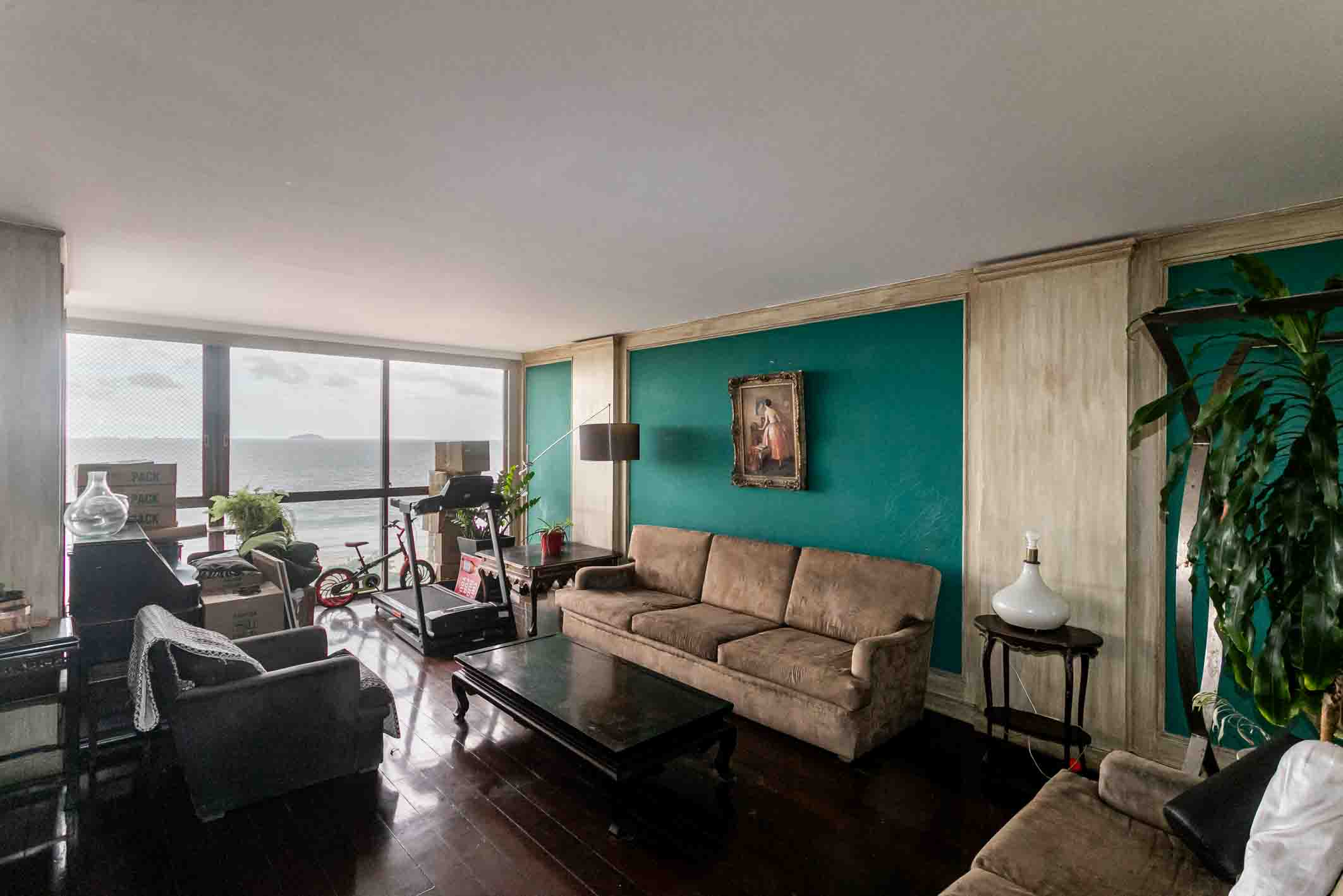  High-floor apartment with panoramic ocean views on Avenida Atlântica - 物件實景