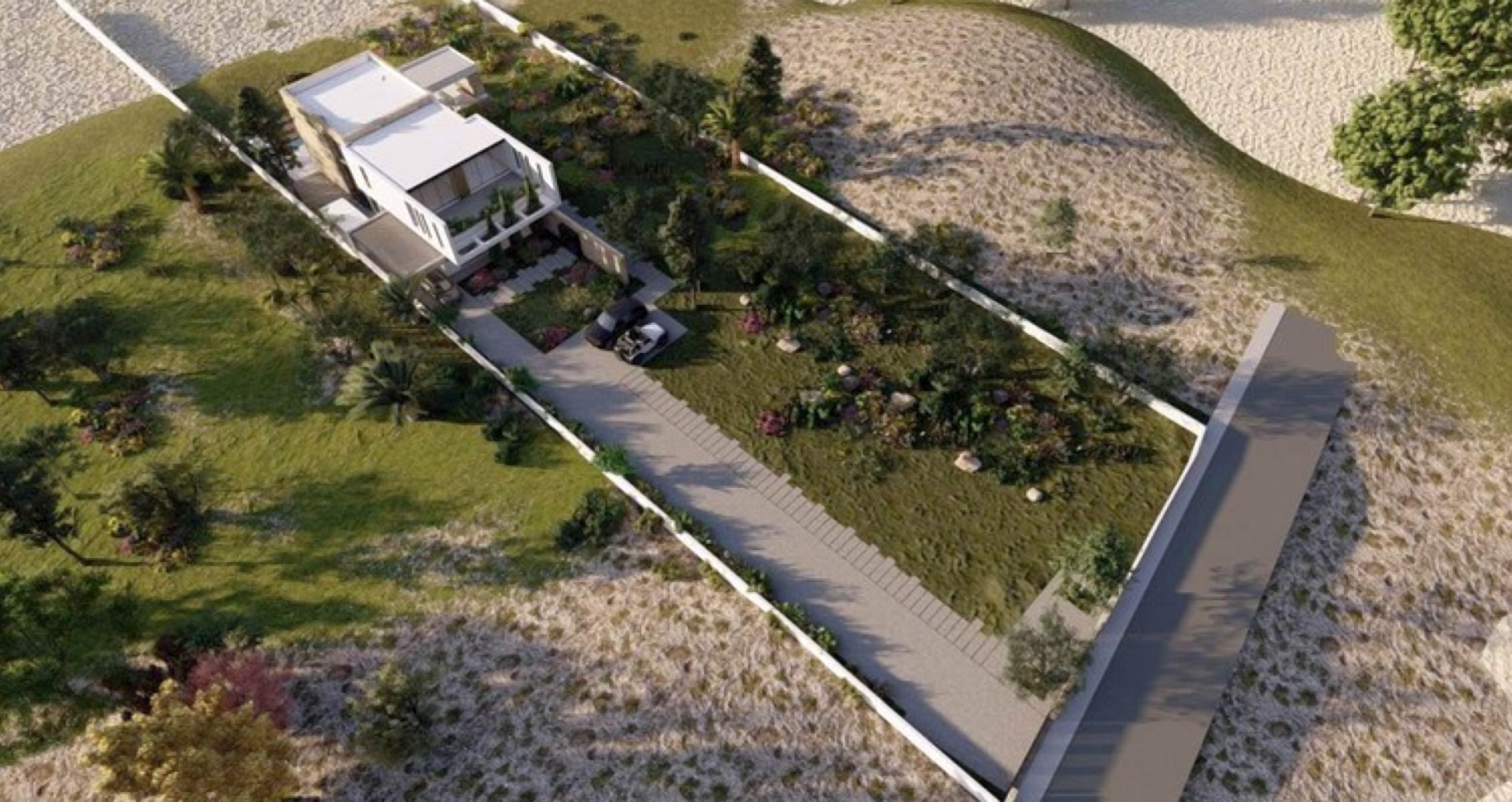  Seafront Plot with a Detached House for redevelopment in Sea Caves, Paphos - 物件實景