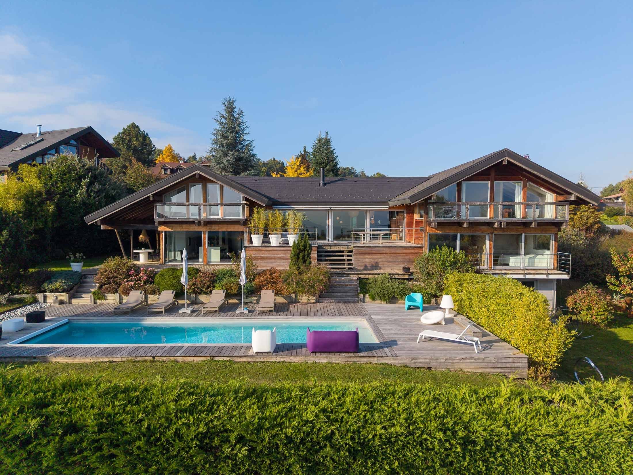  Contemporary Elegance and Alpine Art of Living Overlooking Lake Annecy - 物件實景