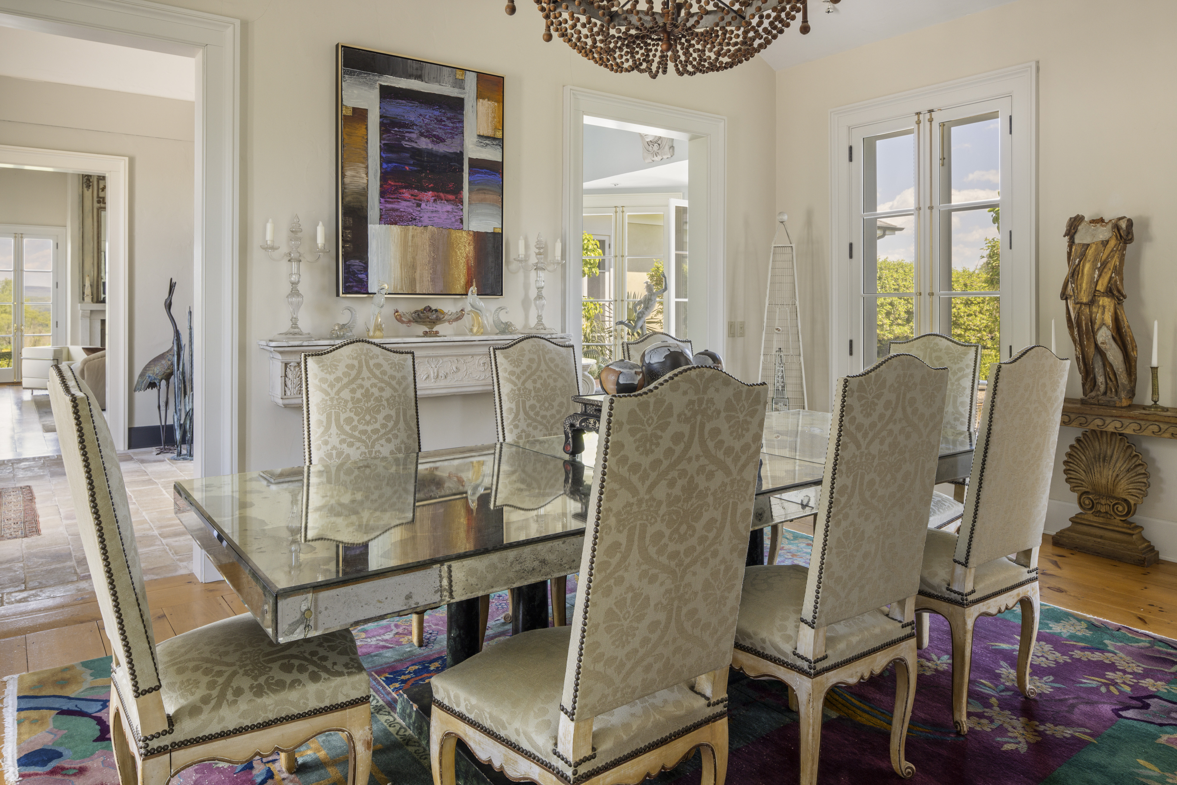  Exquisite Contemporary Neoclassical Villa on Seven Acres with Sweeping Rural Vie - 物件實景