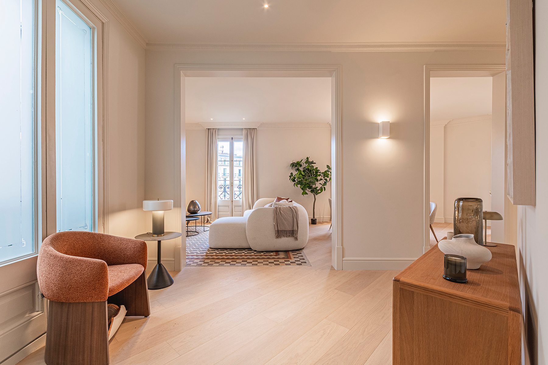  Designer Upper-Floor Apartment with Private Terrace in the Quadrat d’Or - 物件實景
