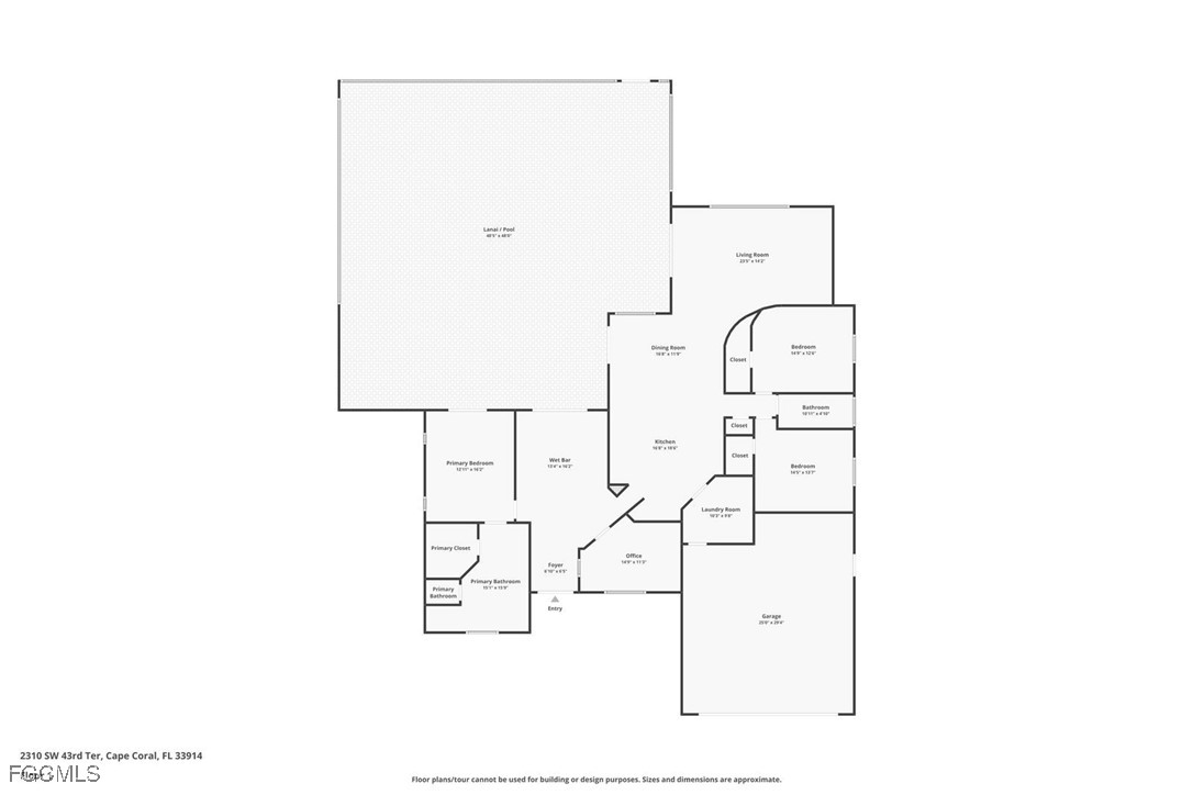 Cape Coral, Florida, 33914, United States, 3 Bedrooms Bedrooms, ,2 BathroomsBathrooms,Residential,For Sale,1982760