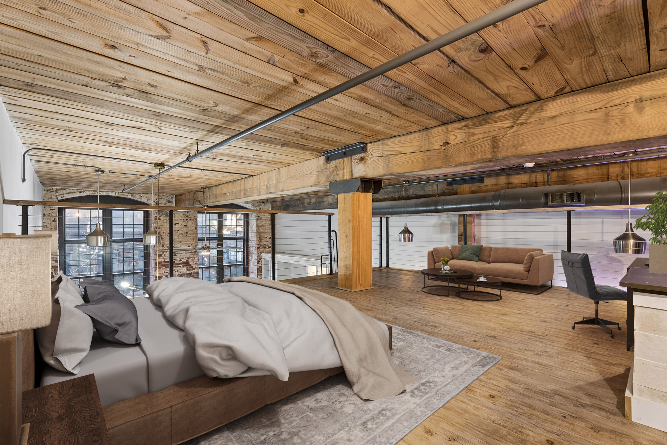  Rare One Bedroom with Loft in Historic Stacks - 物件實景