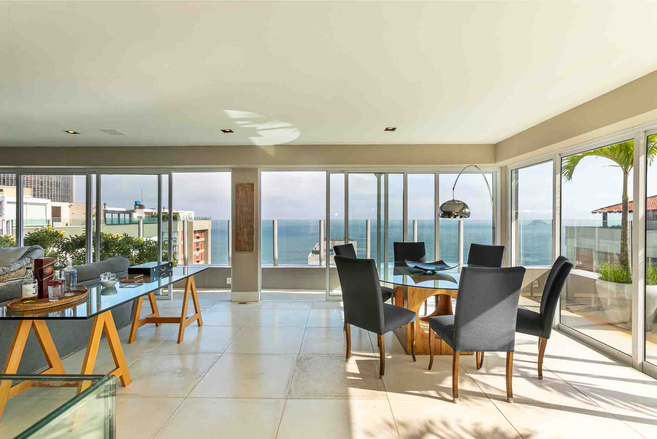 Duplex penthouse with ocean views in São Conrado - 物件實景