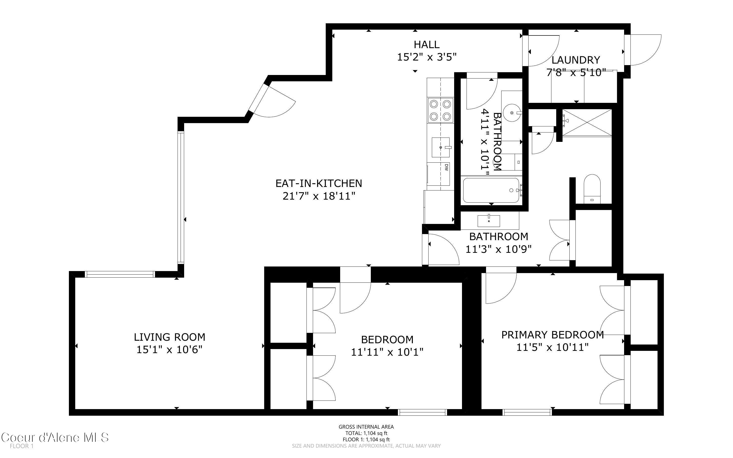 Coeur d'Alene, Idaho, 83814, United States, 2 Bedrooms Bedrooms, ,2 BathroomsBathrooms,Residential,For Sale,1920306