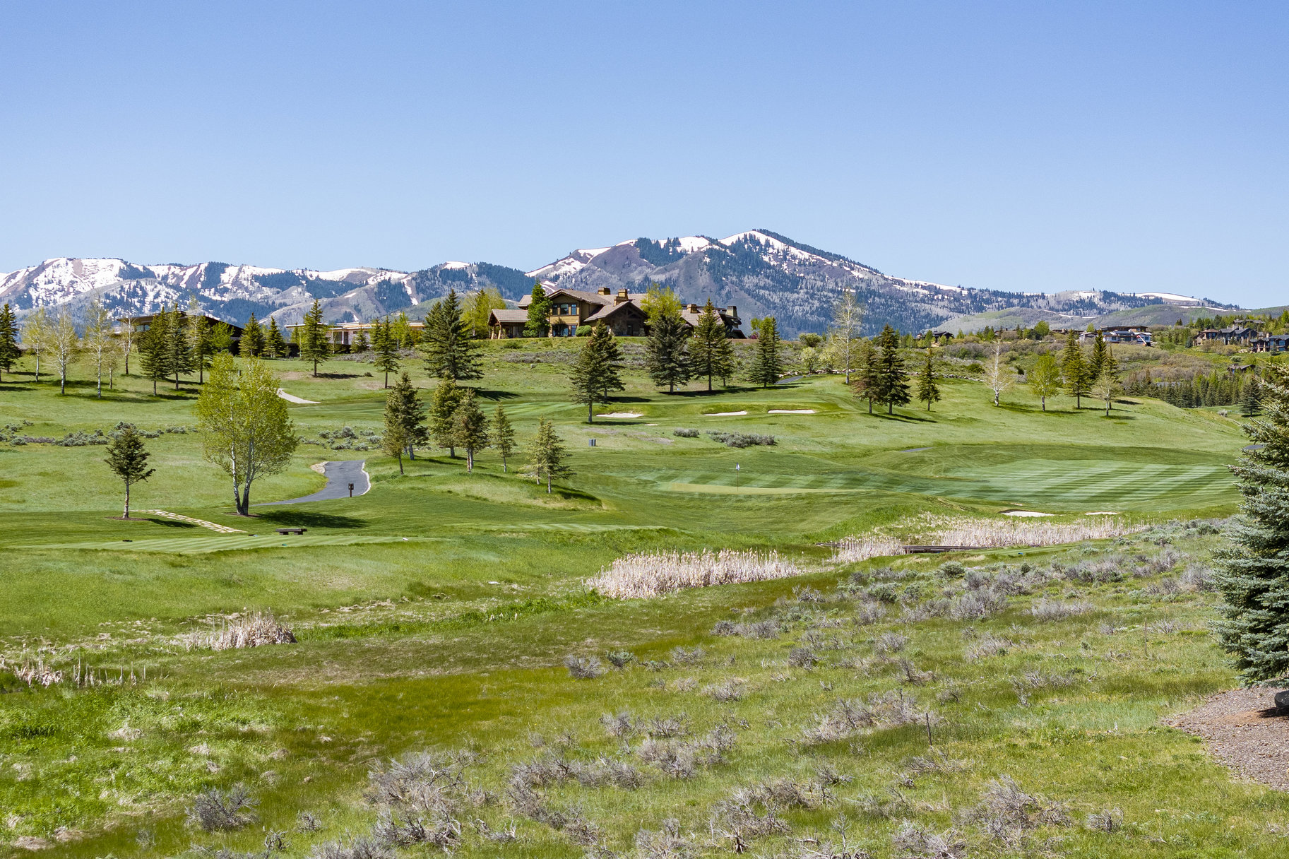  South-facing, Flat Lot on the 4th Green at Glenwild with Ski Resort Views - 物件實景