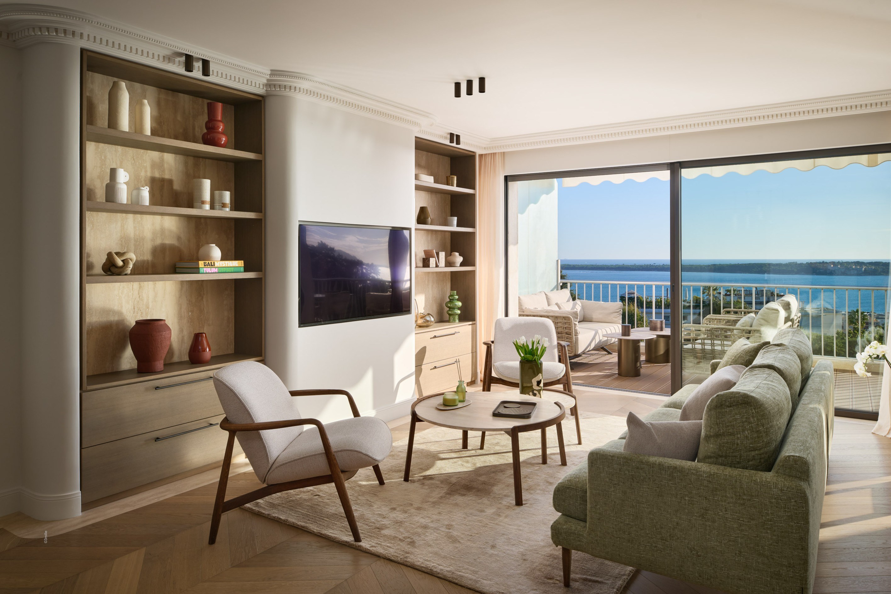  Cannes Californie, renovated 104 sqm two bedroom apartment with panoramic sea v… - 物件實景