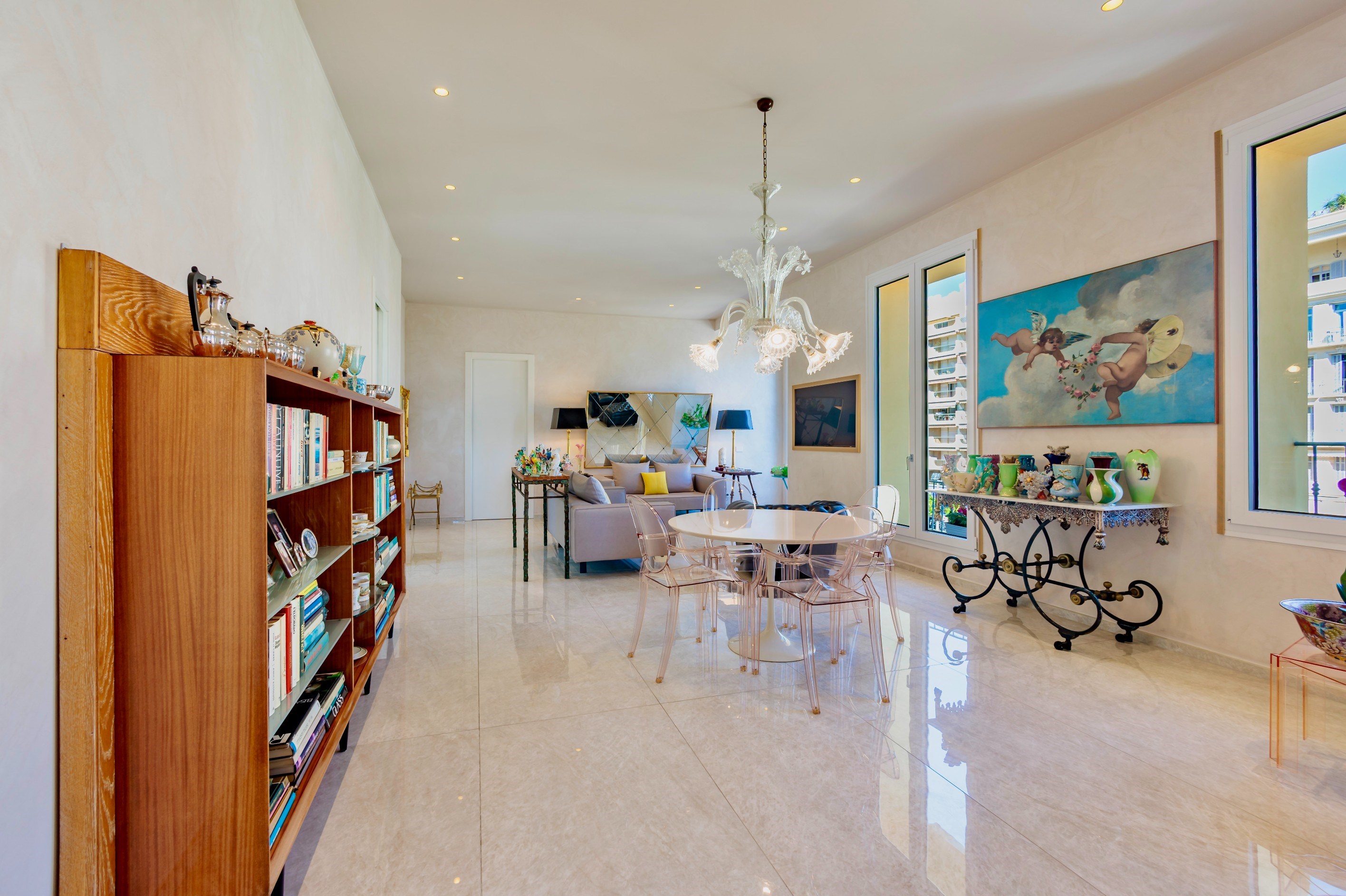  Luxury renovated apartment for sale in Menton, historic center with sea view - 物件實景