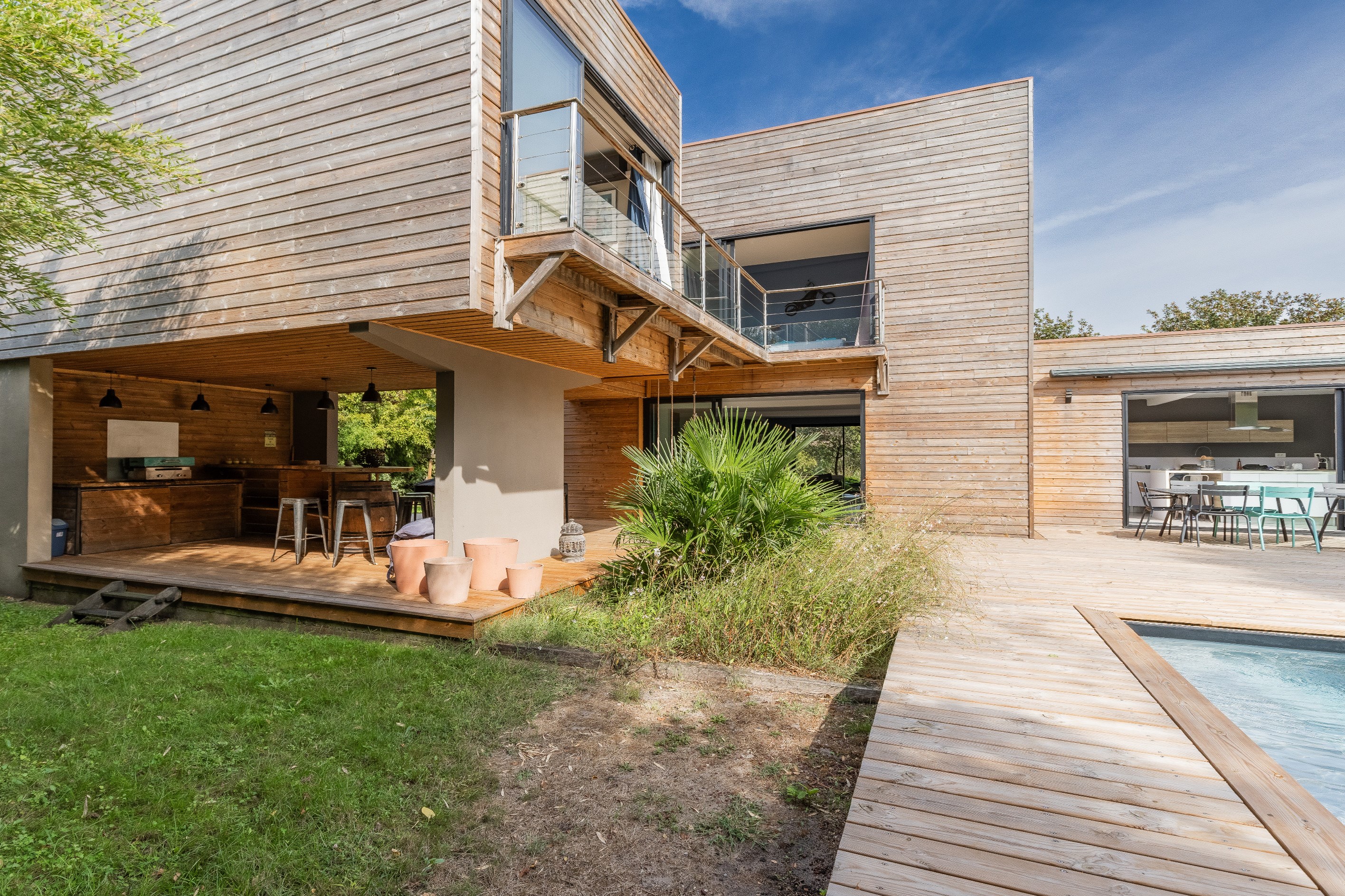  EXCEPTIONAL ARCHITECT-DESIGNED VILLA BETWEEN THE BASSIN AND THE OCEAN - 物件實景