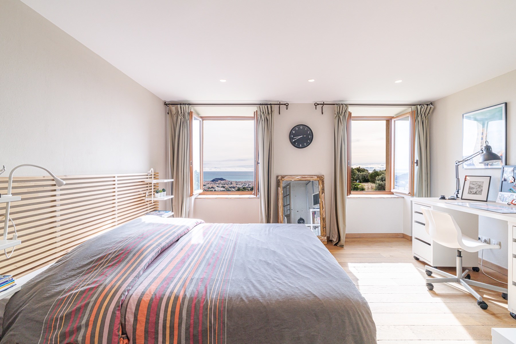  Renovated niçoise bastide with pool for sale in Gairaut, Nice: panoramic sea vi… - 物件實景