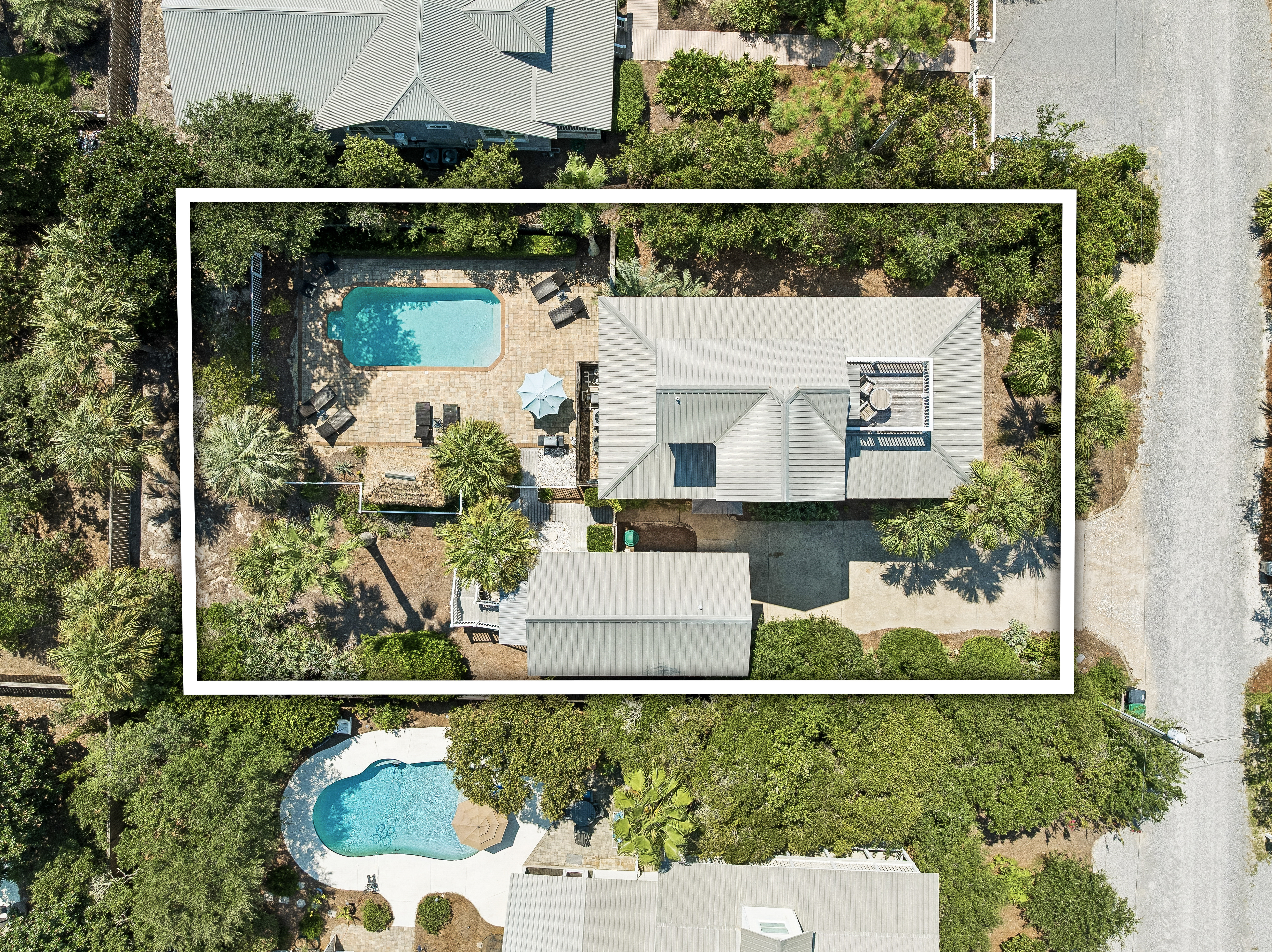  Home South Of 30A With Private Pool, Gulf Views And Spacious Lot - 物件實景