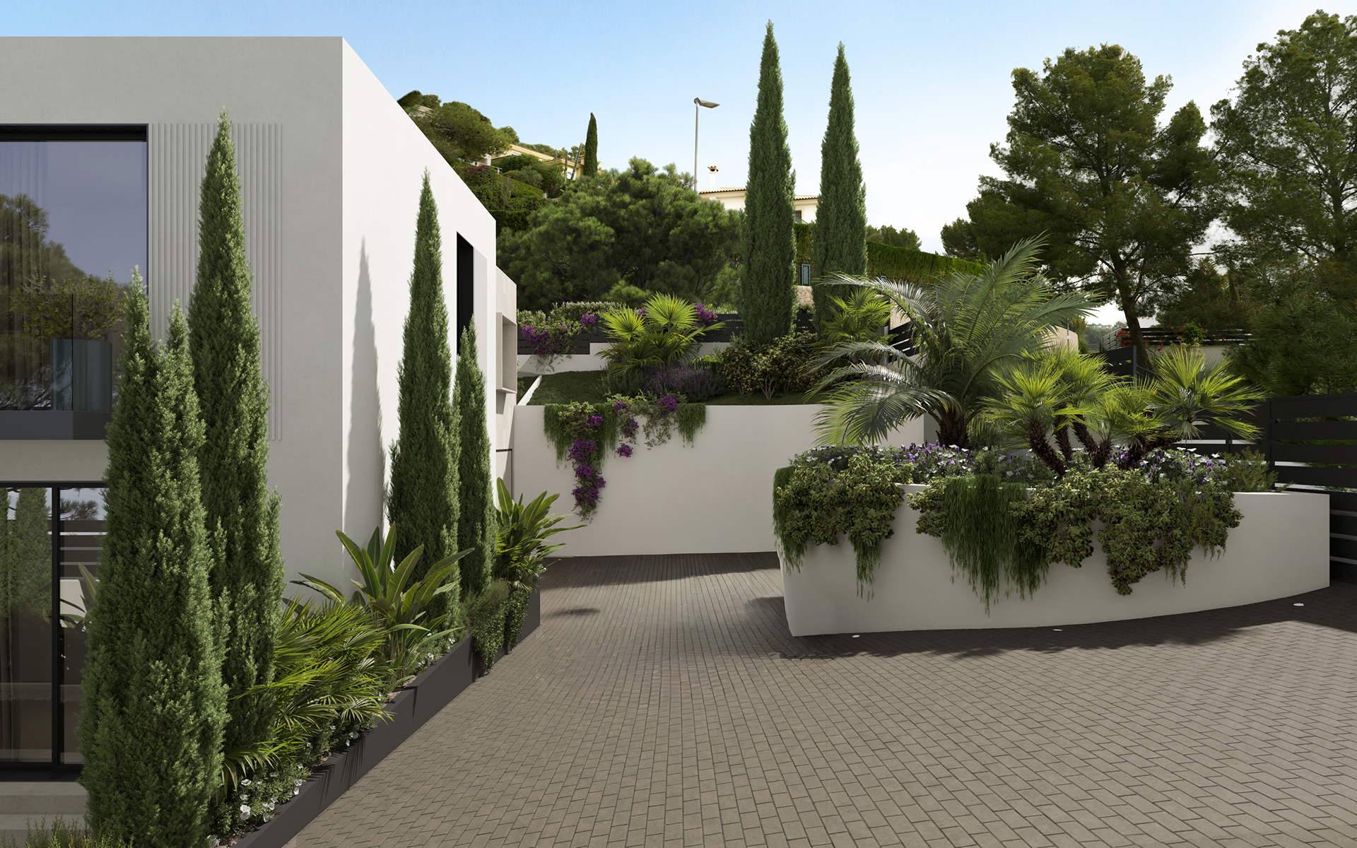  Contemporary villa with construction project and pool in Son Vida - 物件實景