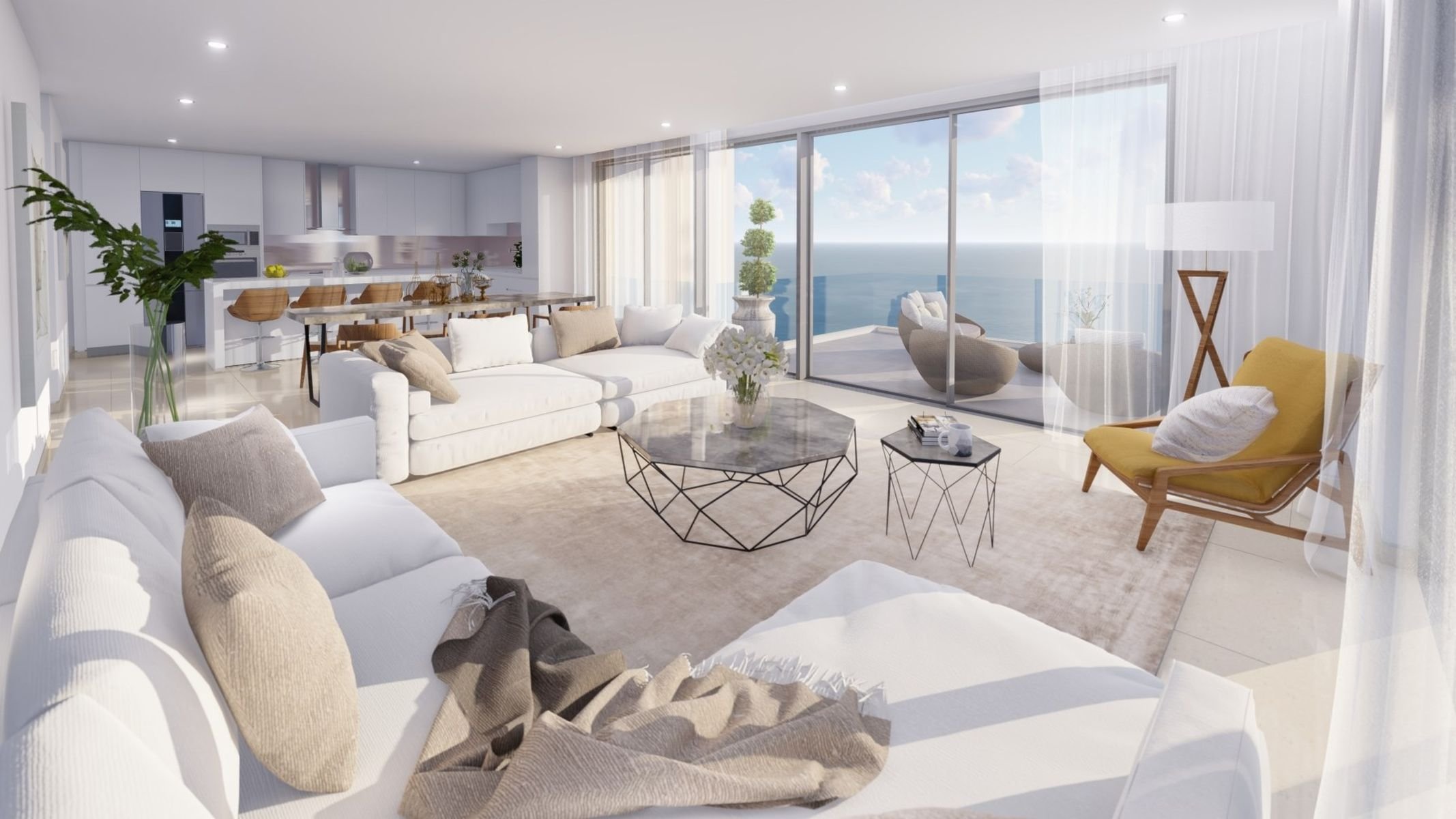  4 Bedroom Apartment with Sweeping Sea Views from the 12th Floor in Pafos - 物件實景