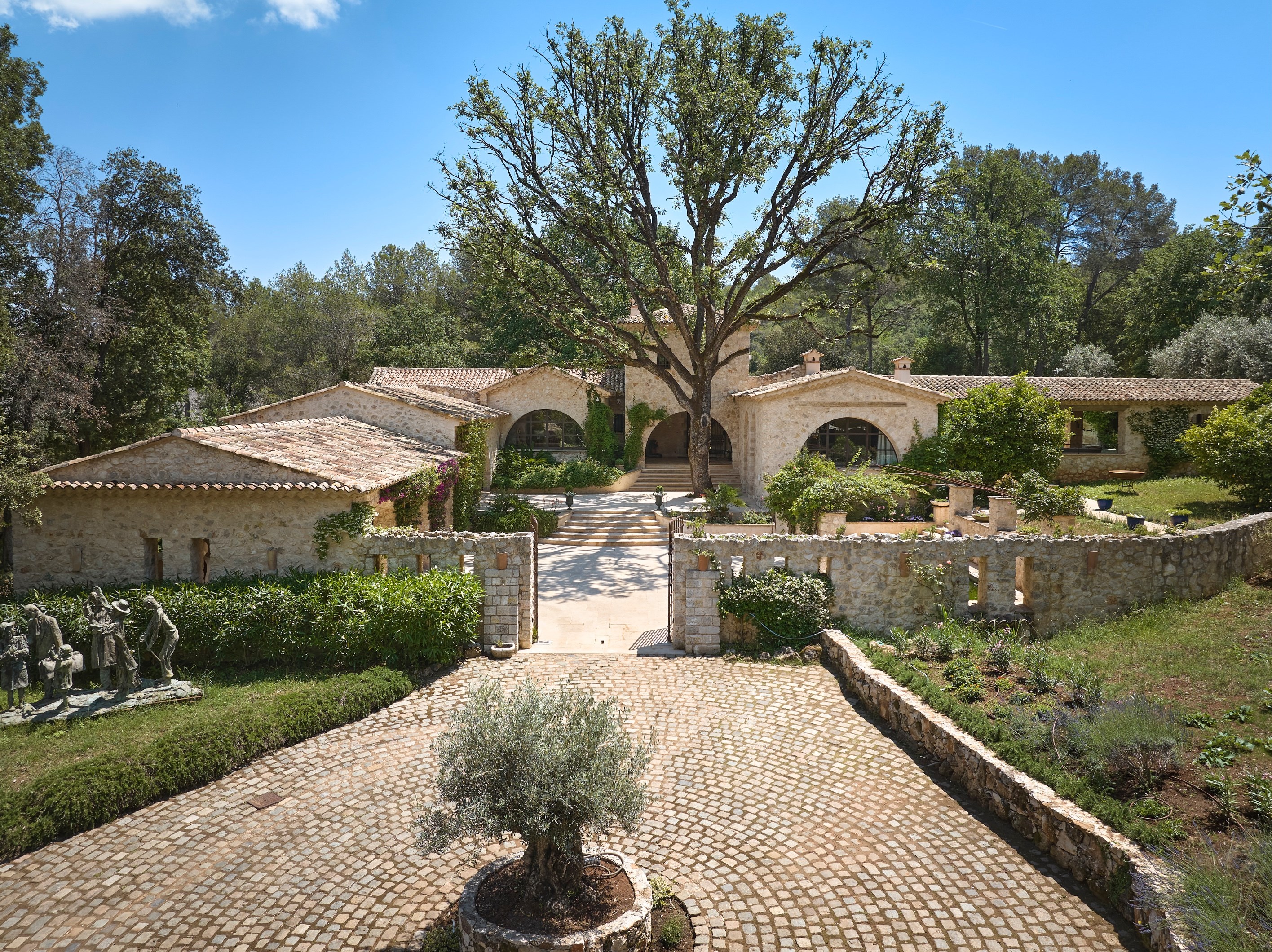  Roquefort-les-Pins stone estate 600 sqm 8 hectares land near Cannes - 物件實景