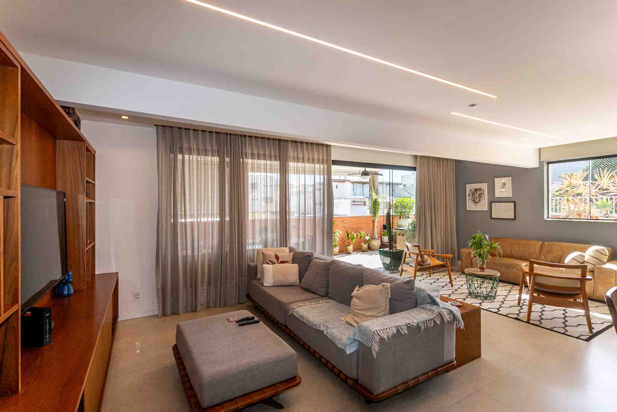 Jardim Oceânico, linear penthouse with four suites and leisure area - 物件實景