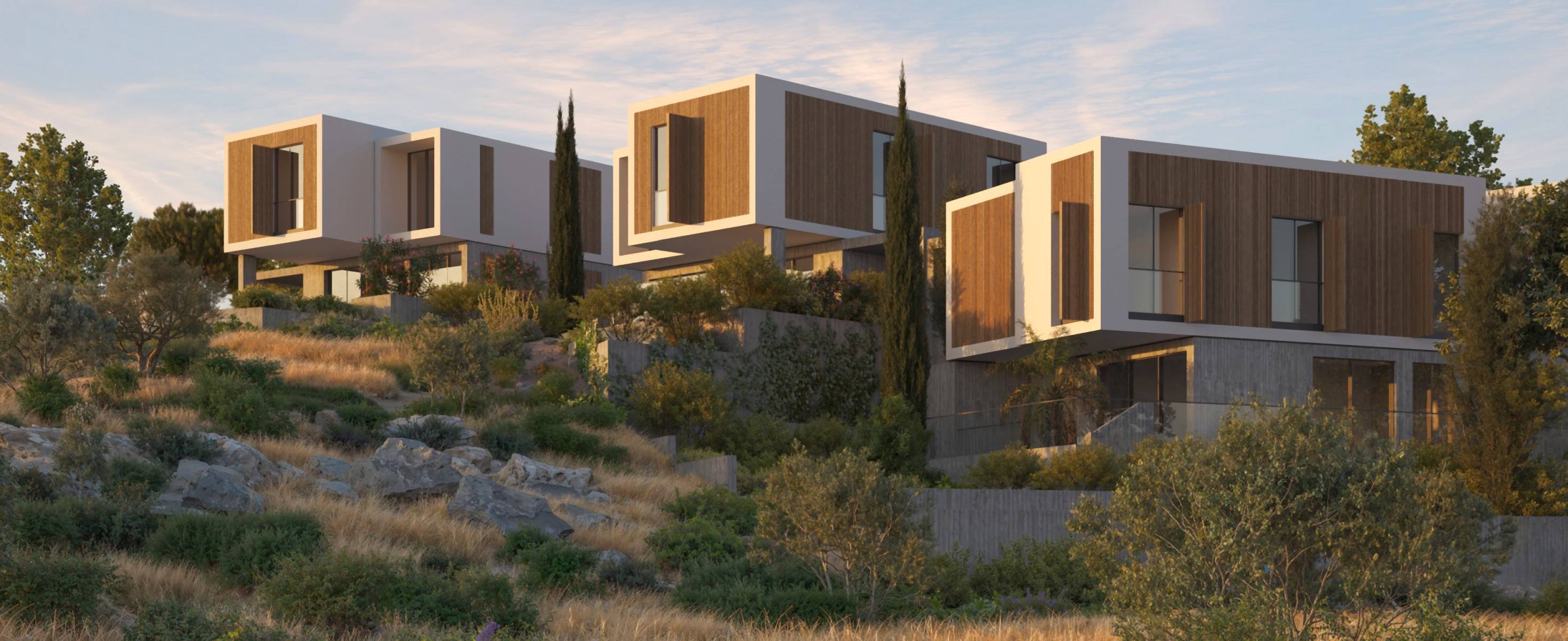  Three-Bedroom Villa with Pool in the Hills of Agios Tychonas, Limassol - 物件實景