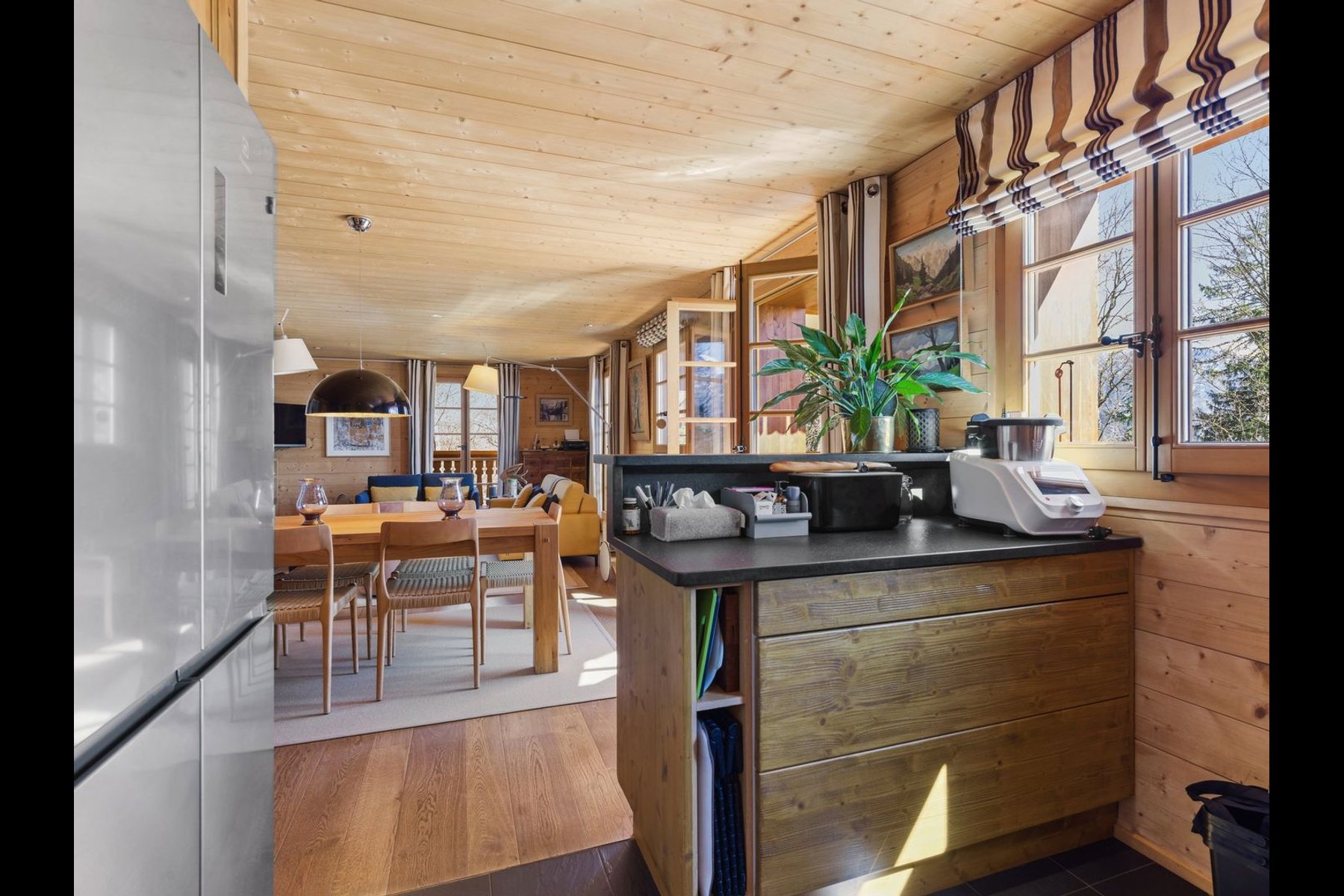  Chic & Cozy 4.5p with fireplace, balconies, view, spa, 2 parkings - 物件實景