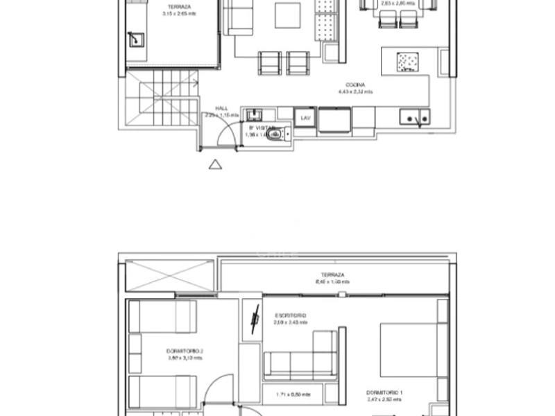 Providencia, Chile, 2 Bedrooms Bedrooms, ,3 BathroomsBathrooms,Residential,For Sale,1751199