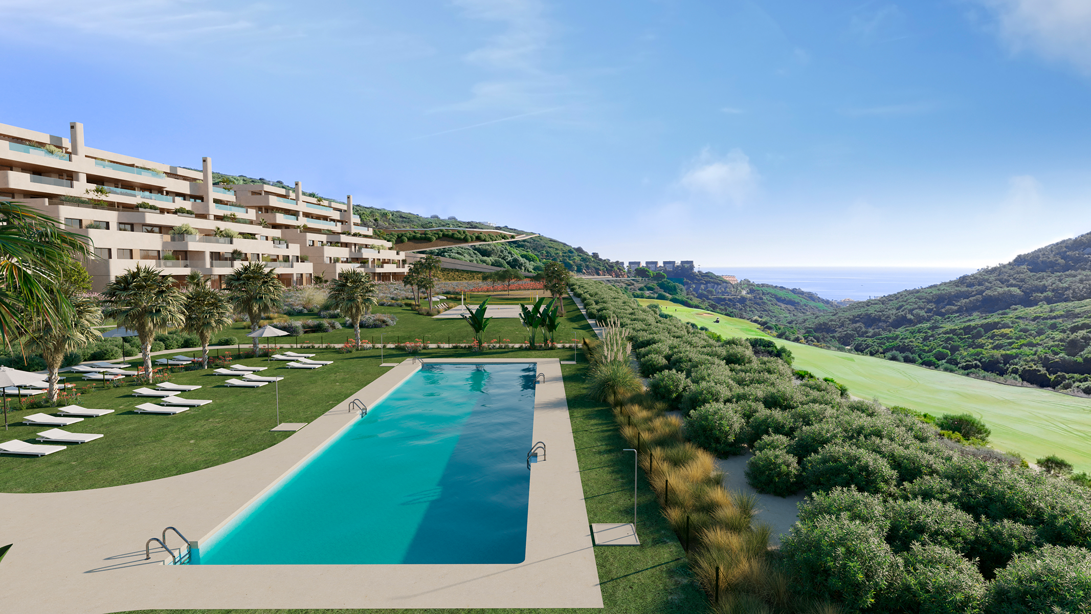  Contemporary Penthouse with Golf & Sea Views in La Alcaidesa - 物件實景