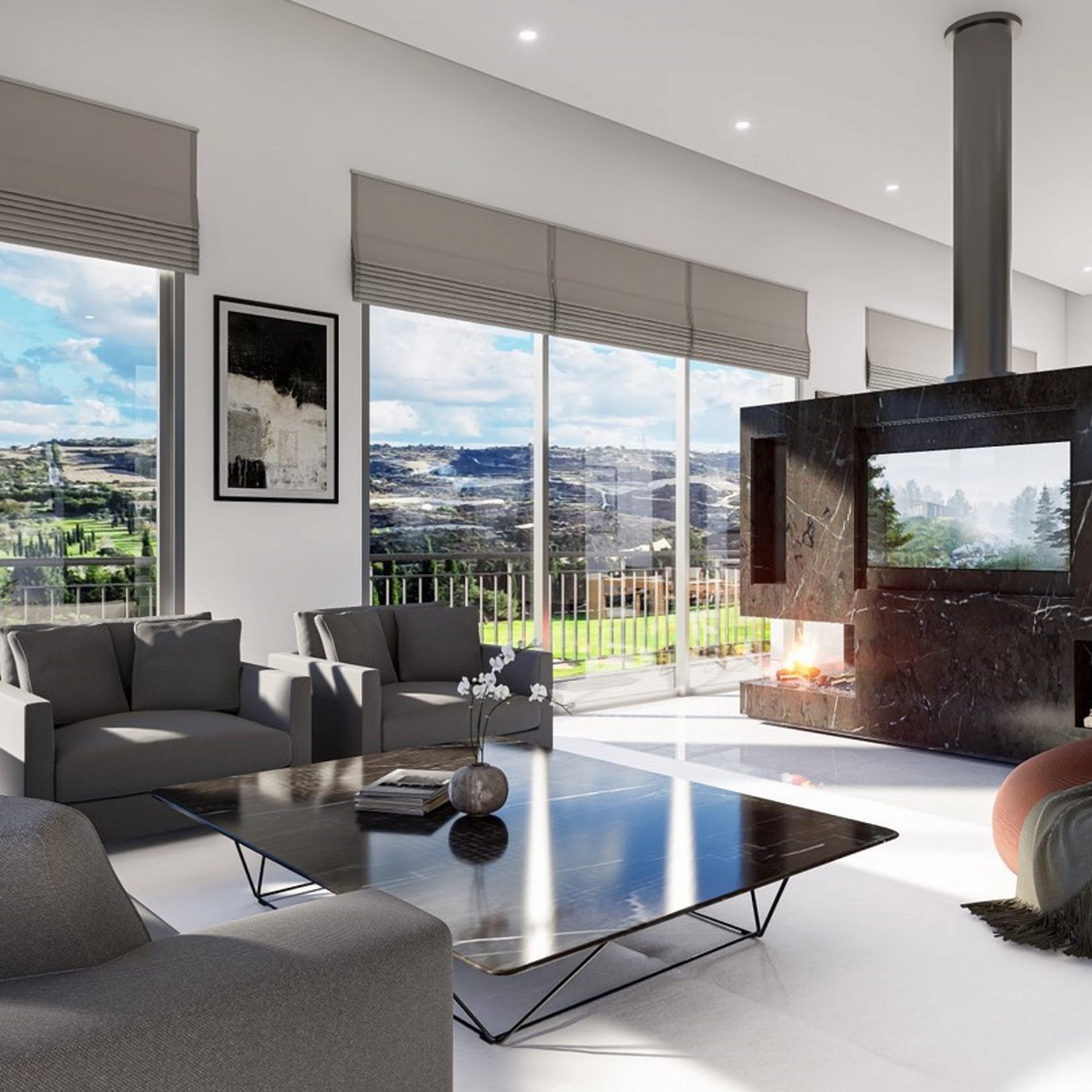  Rare Three Bedroom Golf-Front Villa with Private Pool in Minthis Resort, Pafos - 物件實景