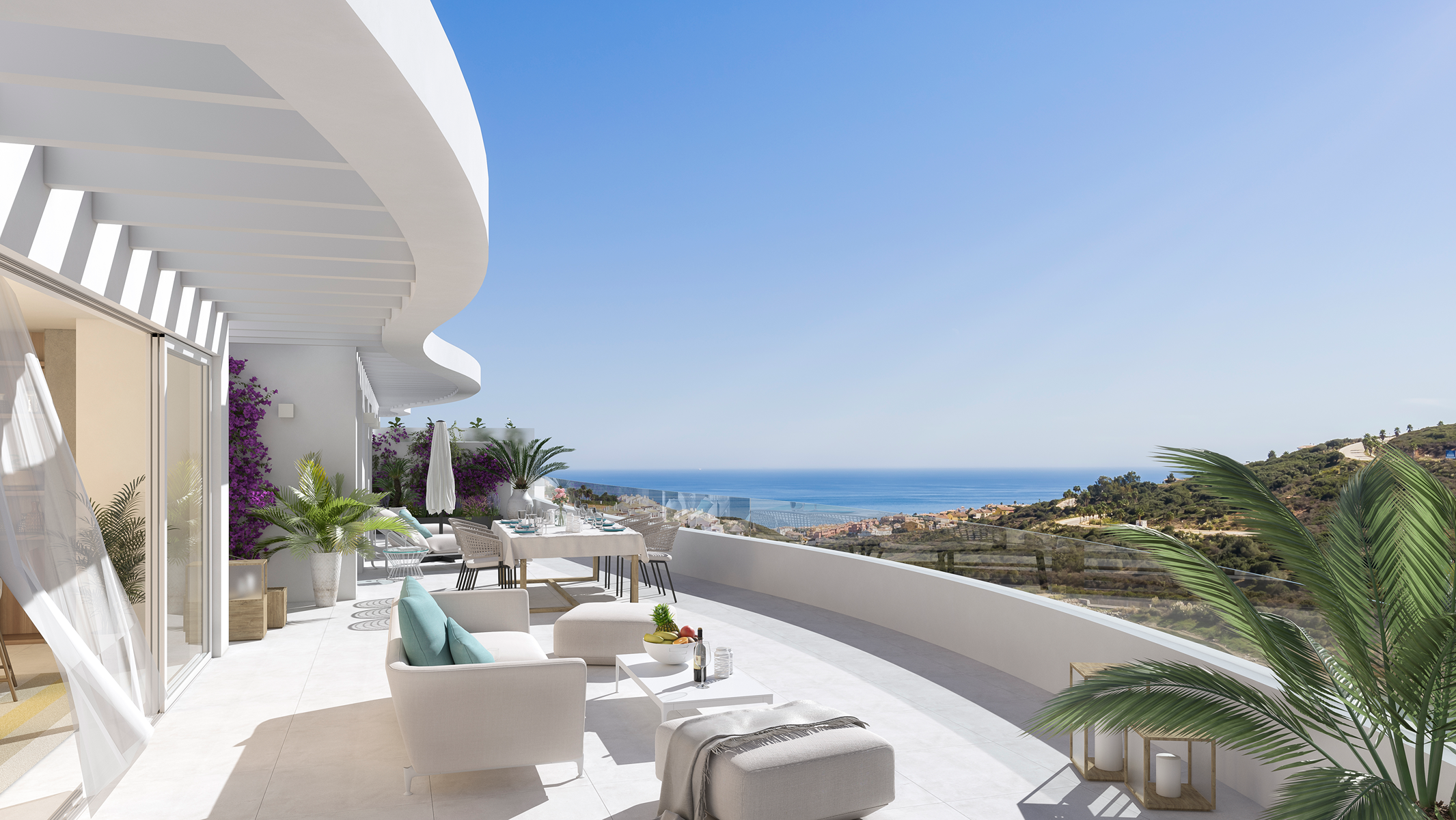  Contemporary Penthouse with Golf & sea views in Alcaidesa - 物件實景