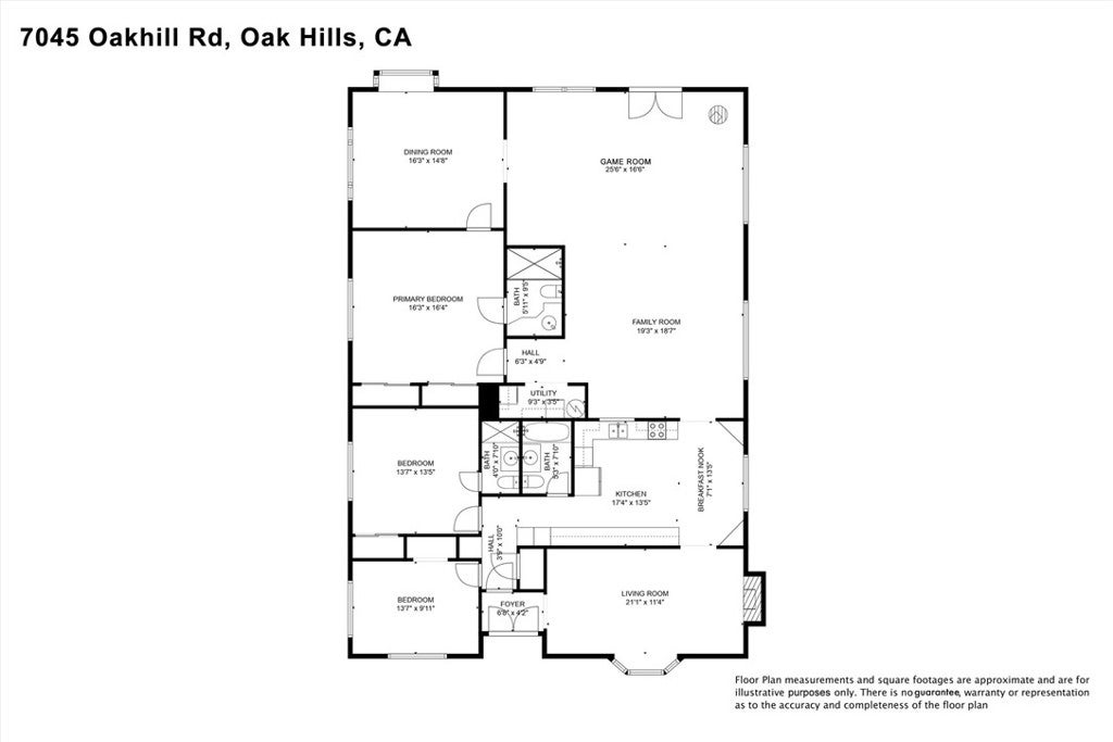 Oak Hills, California, 92344, United States, 3 Bedrooms Bedrooms, ,4 BathroomsBathrooms,Residential,For Sale,1974098