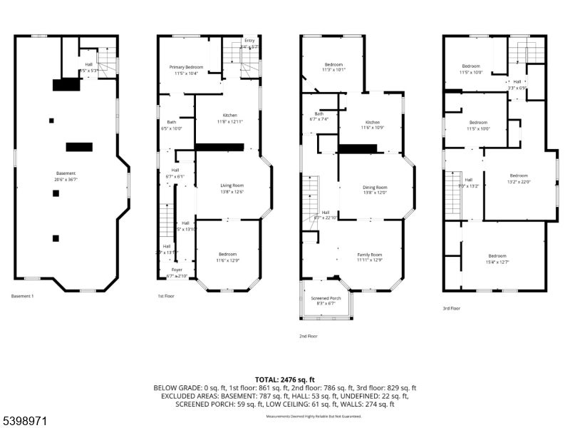 Bloomfield Twp., New Jersey, 07003, United States, 6 Bedrooms Bedrooms, ,2 BathroomsBathrooms,Residential,For Sale,1998013