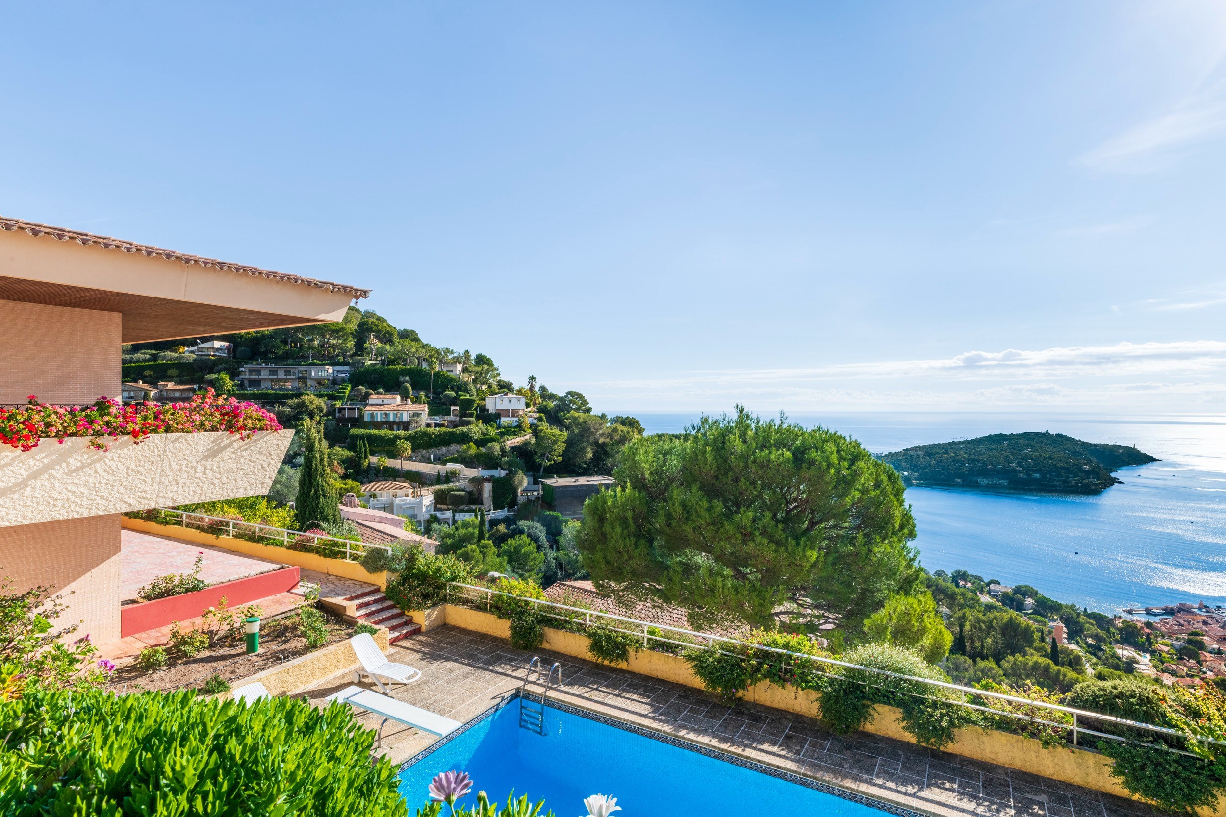  Sea view villa for sale Villefranche-sur-Mer, prestigious private estate - 物件實景