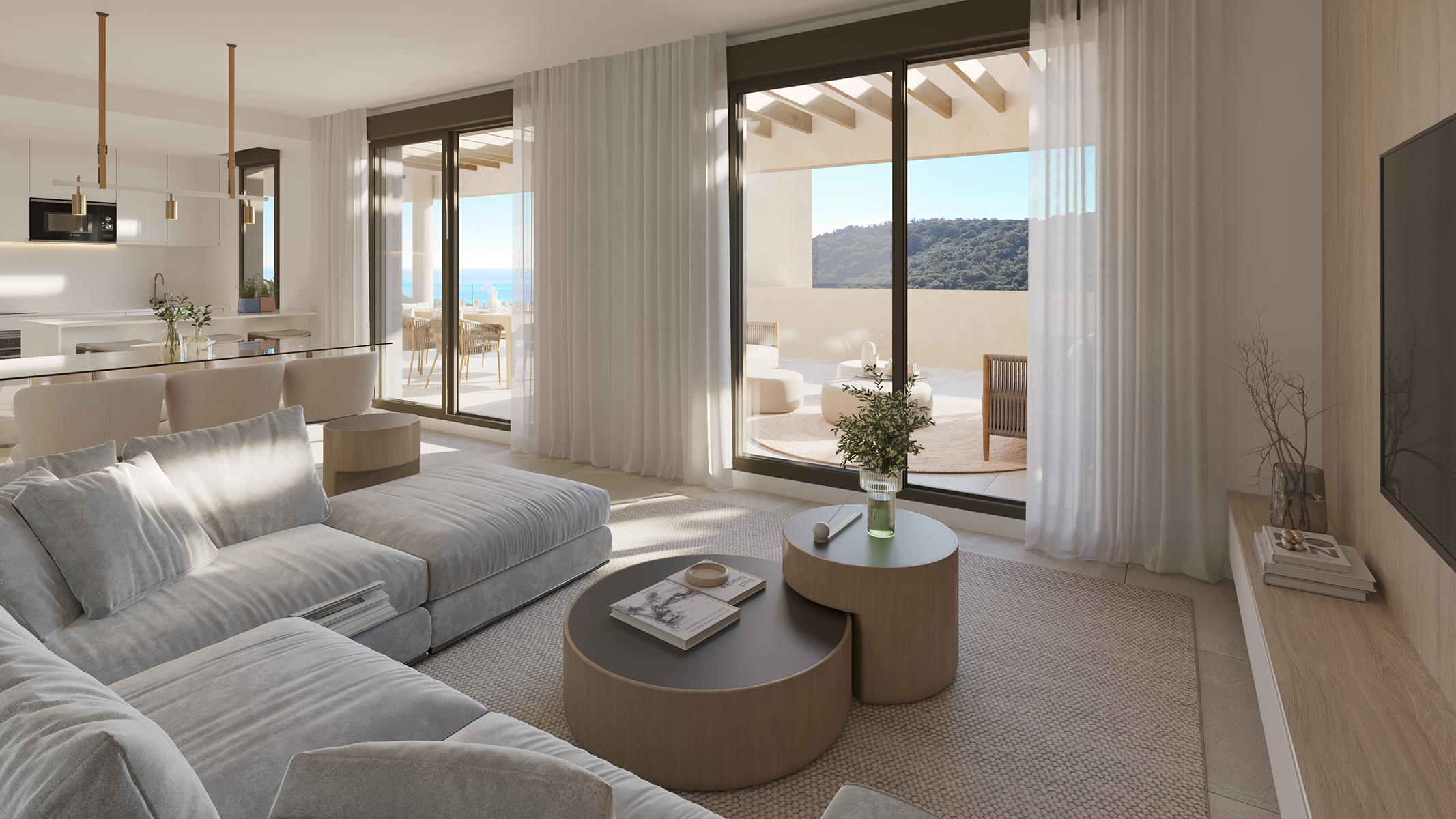  Contemporary Penthouse with Golf & Sea Views in La Alcaidesa - 物件實景