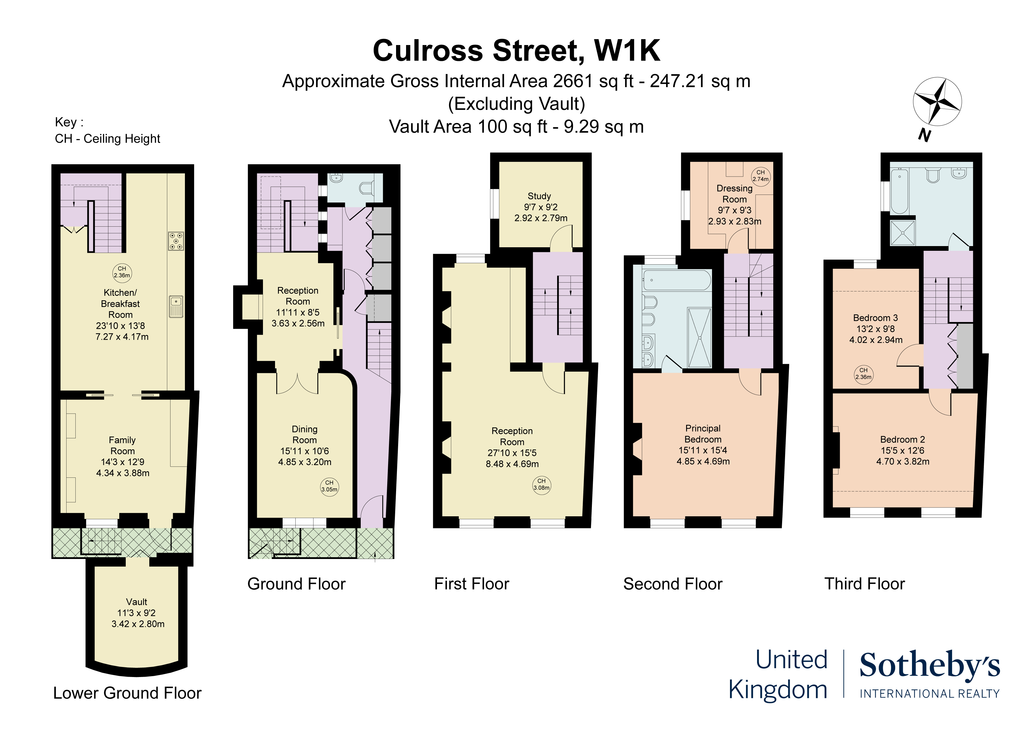 A rare terraced house for sale in Mayfair 