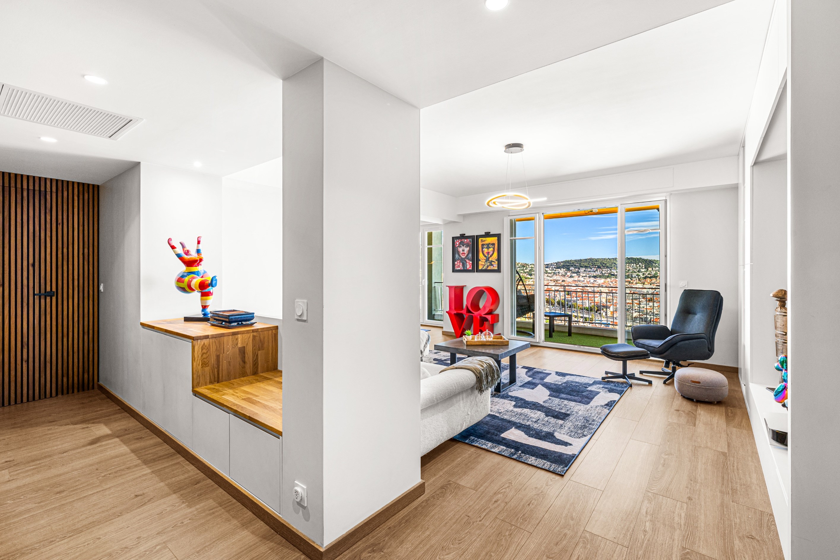 Contemporary apartment with panoramic Mediterranean views in Nice Parc Impérial - 物件實景