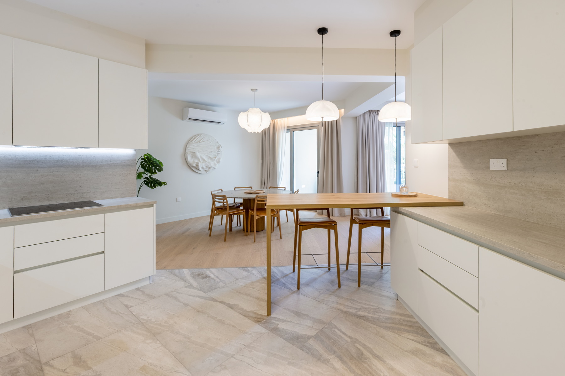  Three Bedroom Ground Floor Apartment 200 m from the Beach in Germasogeia - 物件實景