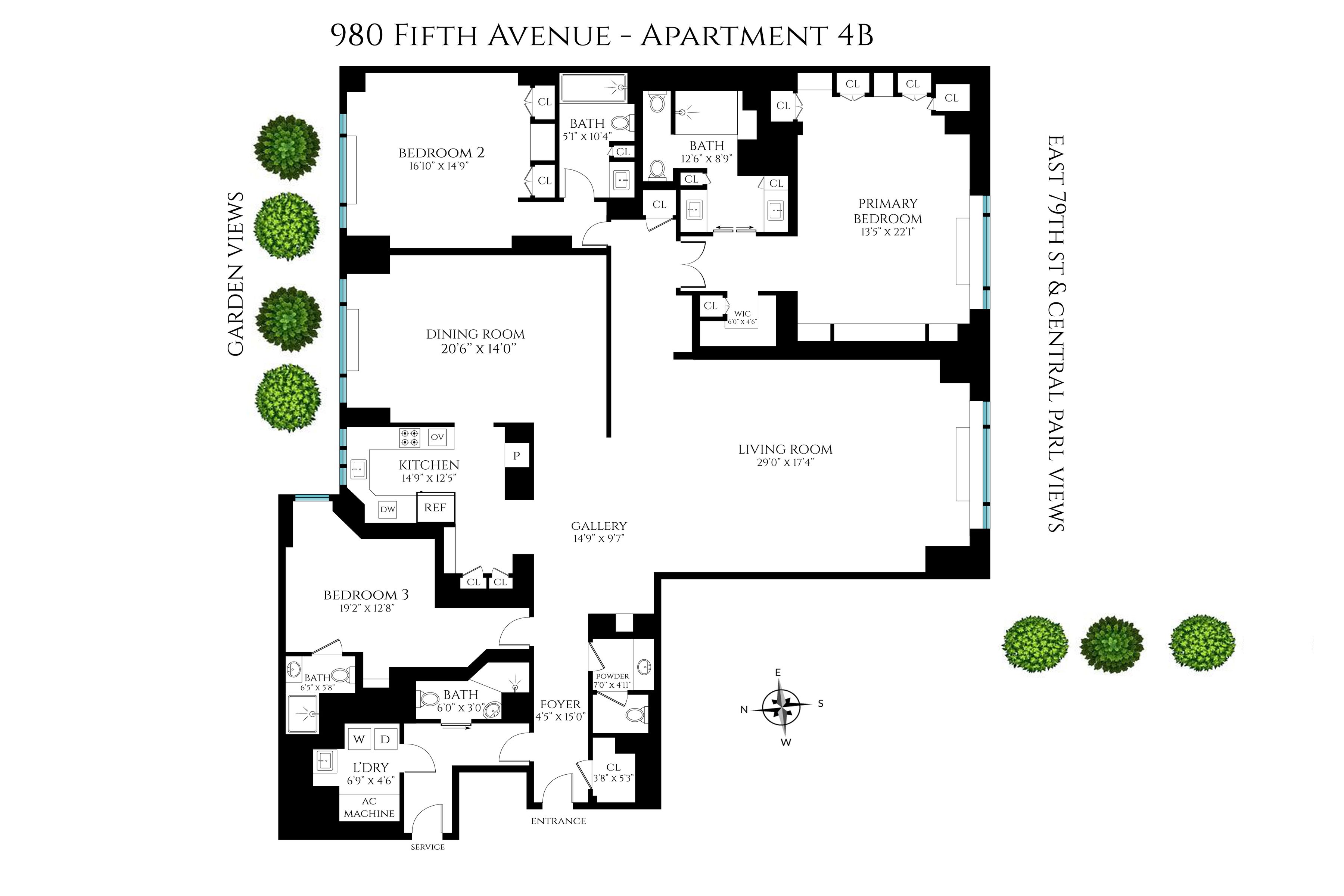  980 Fifth Avenue 4B - 物件實景