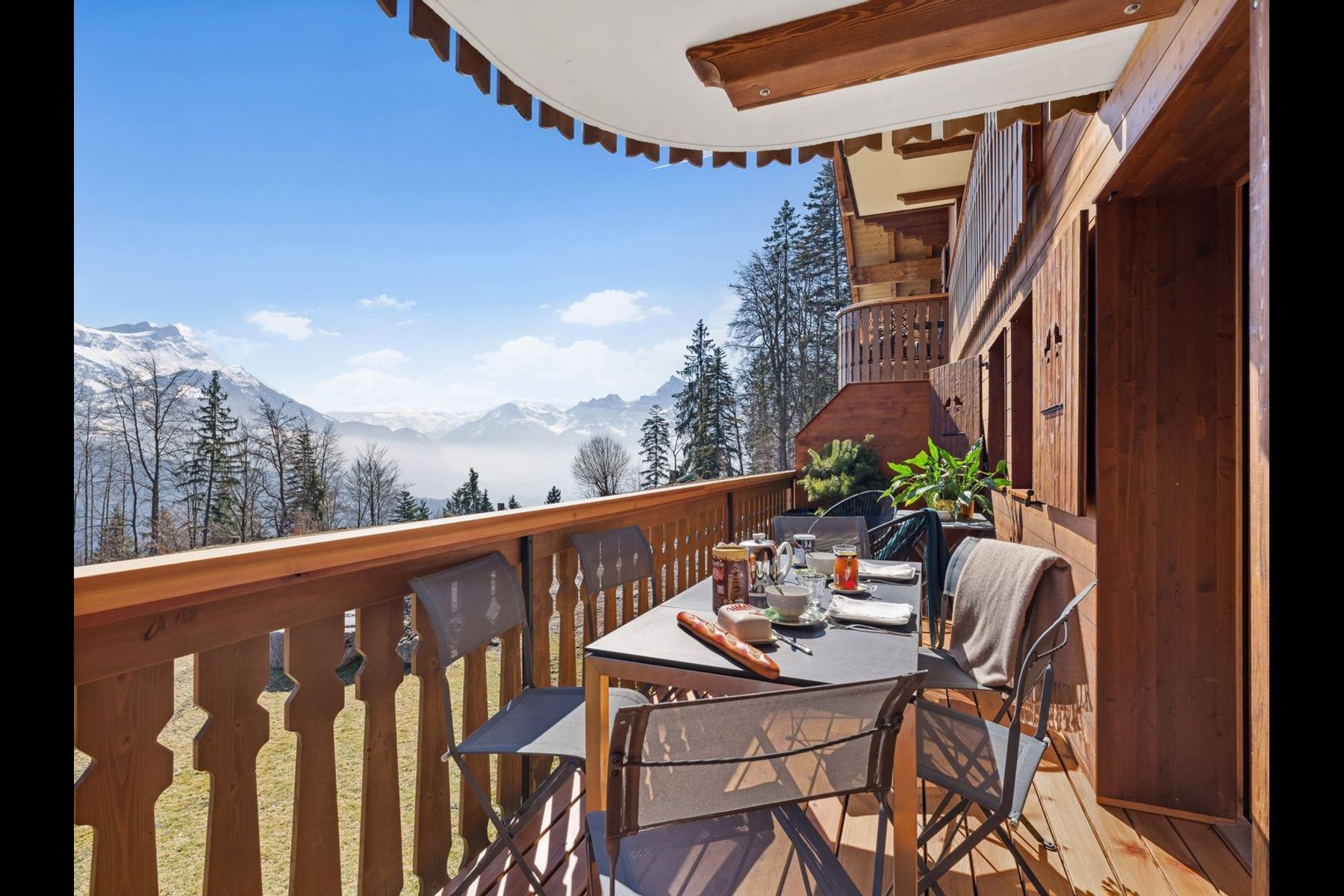  Chic & Cozy 4.5p with fireplace, balconies, view, spa, 2 parkings - 物件實景
