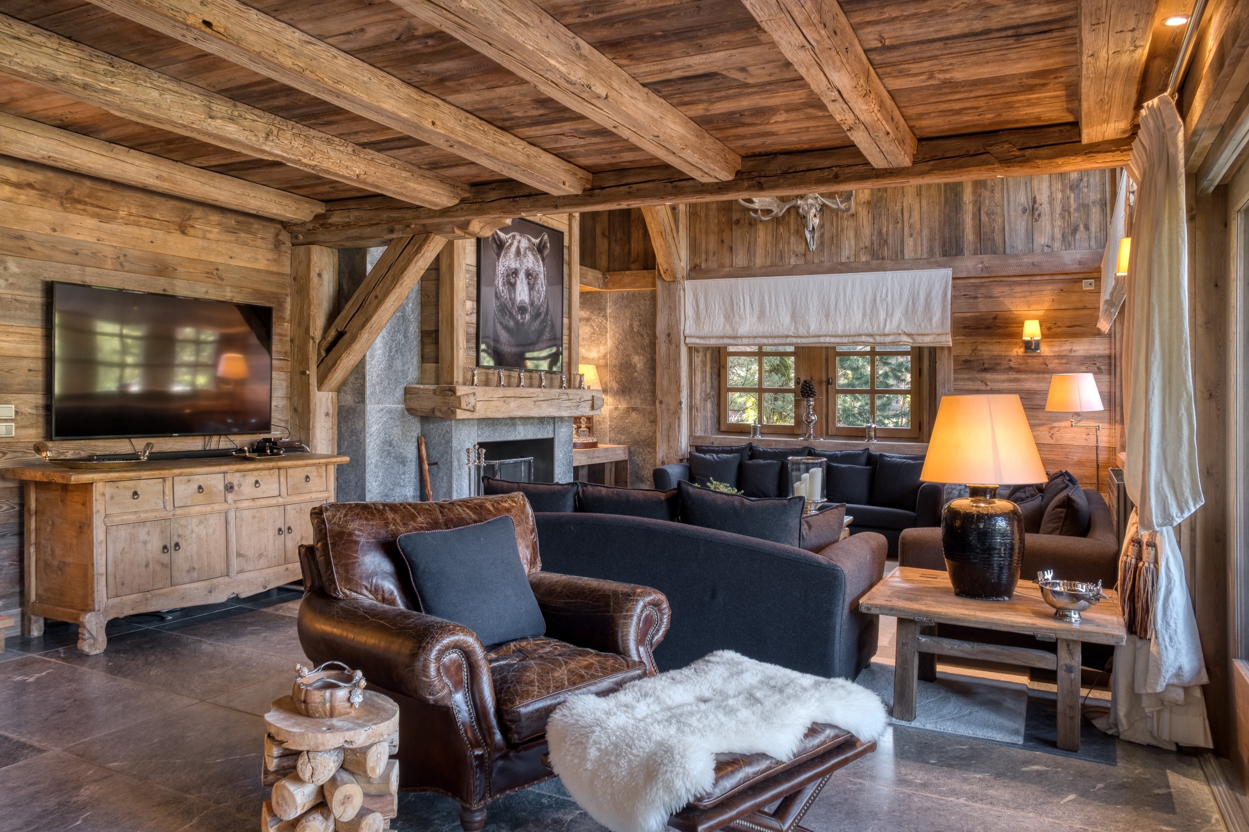  Chalet Bella Vista : 460 sqm of authenticity nestled in the heights of Megève - 物件實景
