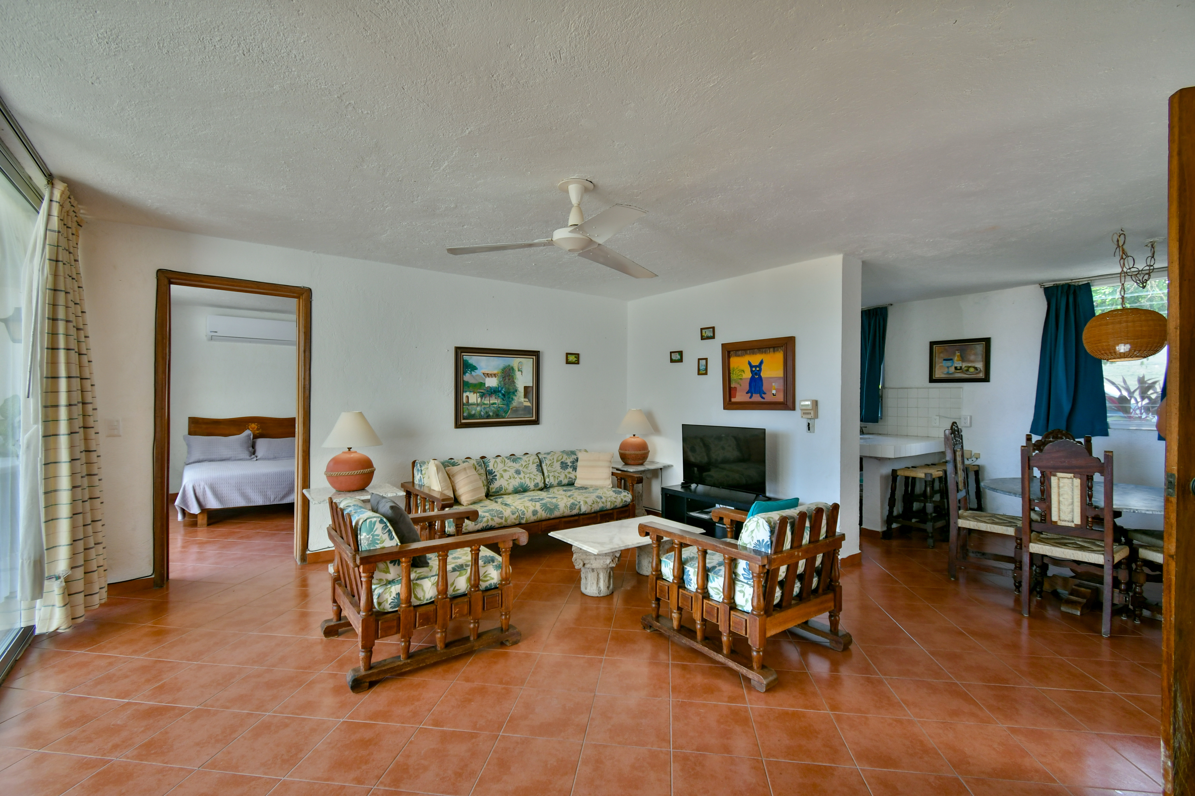  Departamento en venta en Vida del Mar, Manzanillo-planta baja y vista al jardín - 物件實景