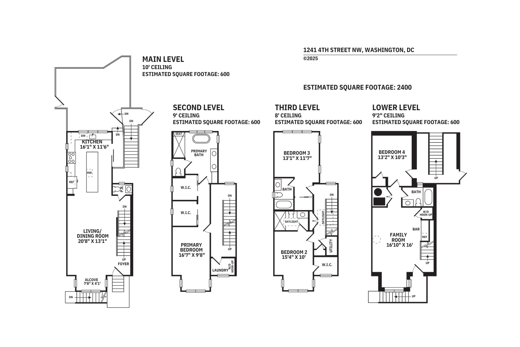  1241 4th Street NW, Washington, DC, 20001 - 物件實景