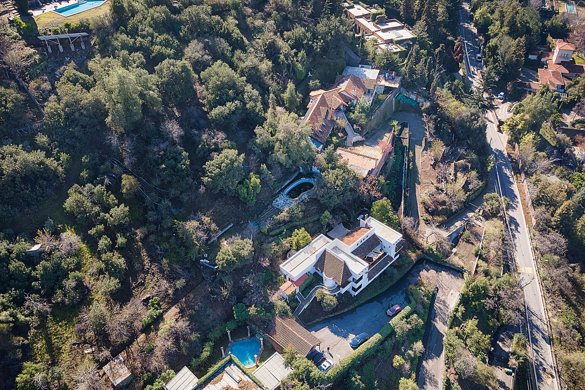  Home on 5,000 m² with spectacular panoramic views of Santiago – Lo Curro - 物件實景