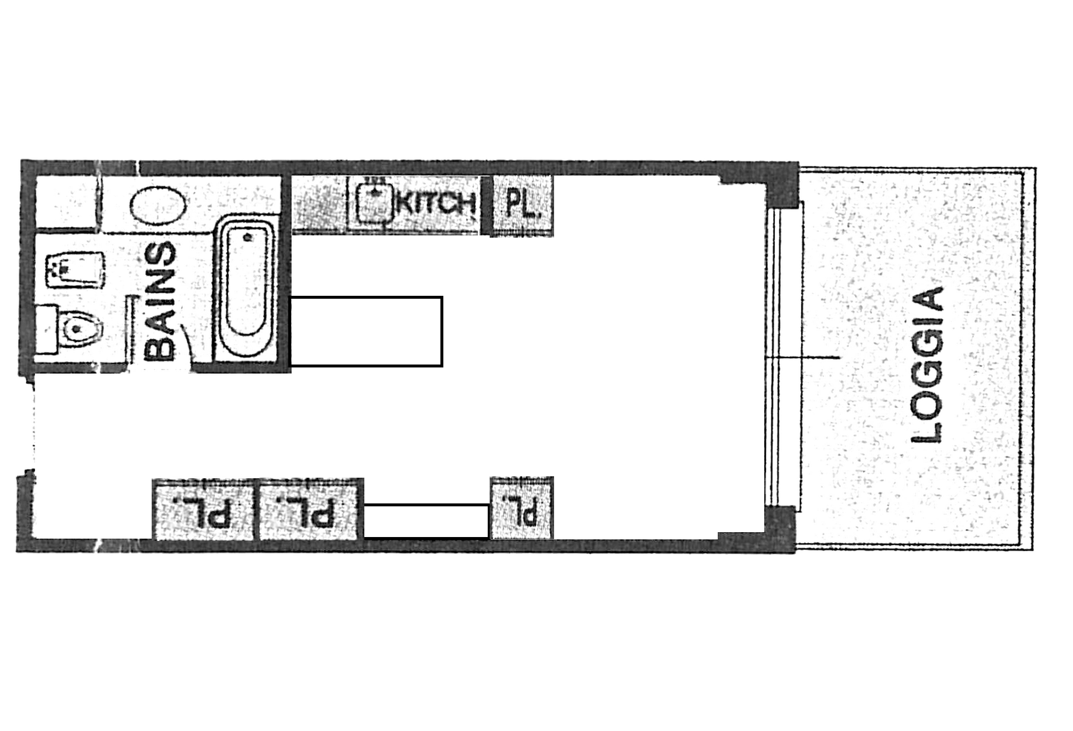  Floralies, Fully renovated and furnished Studio - 物件實景