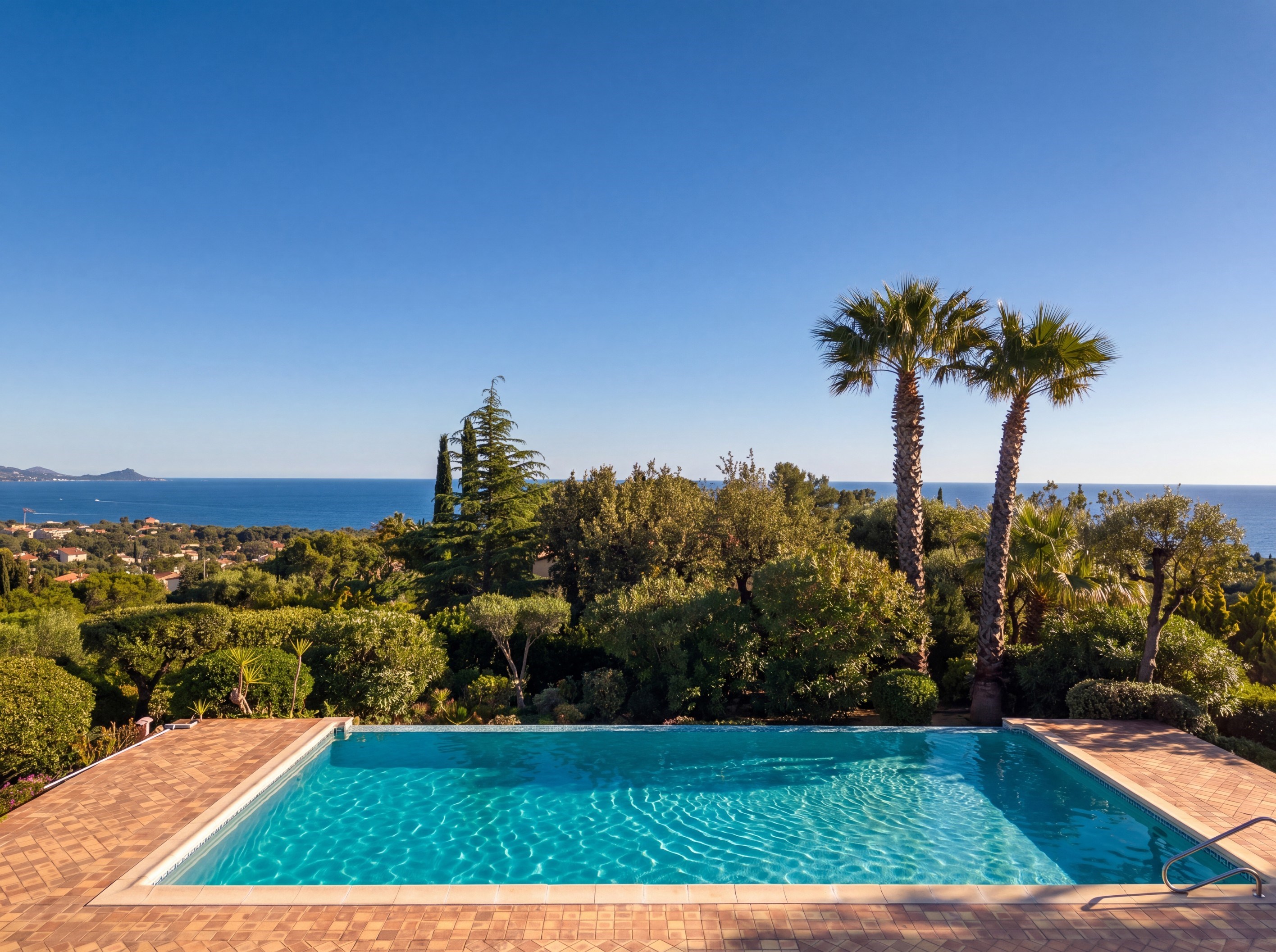  Sea-view Provençal villa: 1,500 m² plot with pool, in a residential area close … - 物件實景