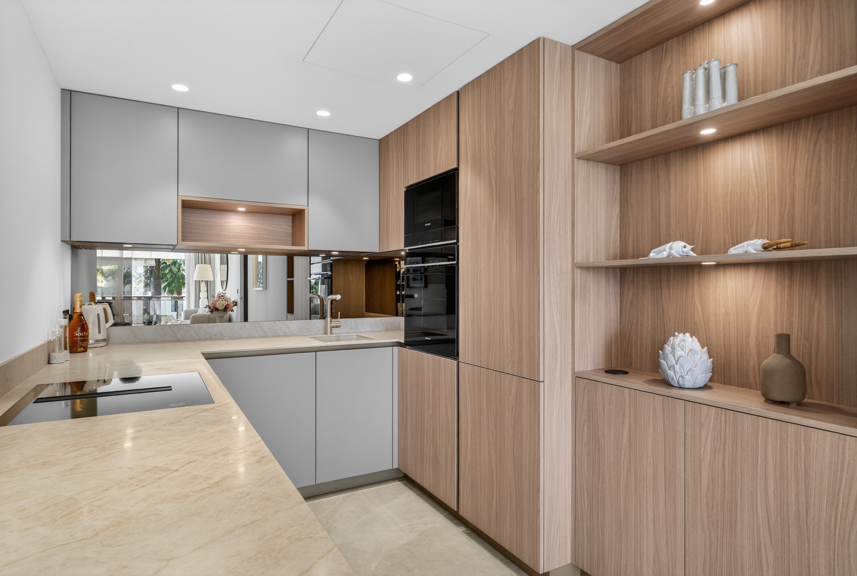  3-room apartment for sale Cannes Croisette, terrace, garage, luxury residence - 物件實景