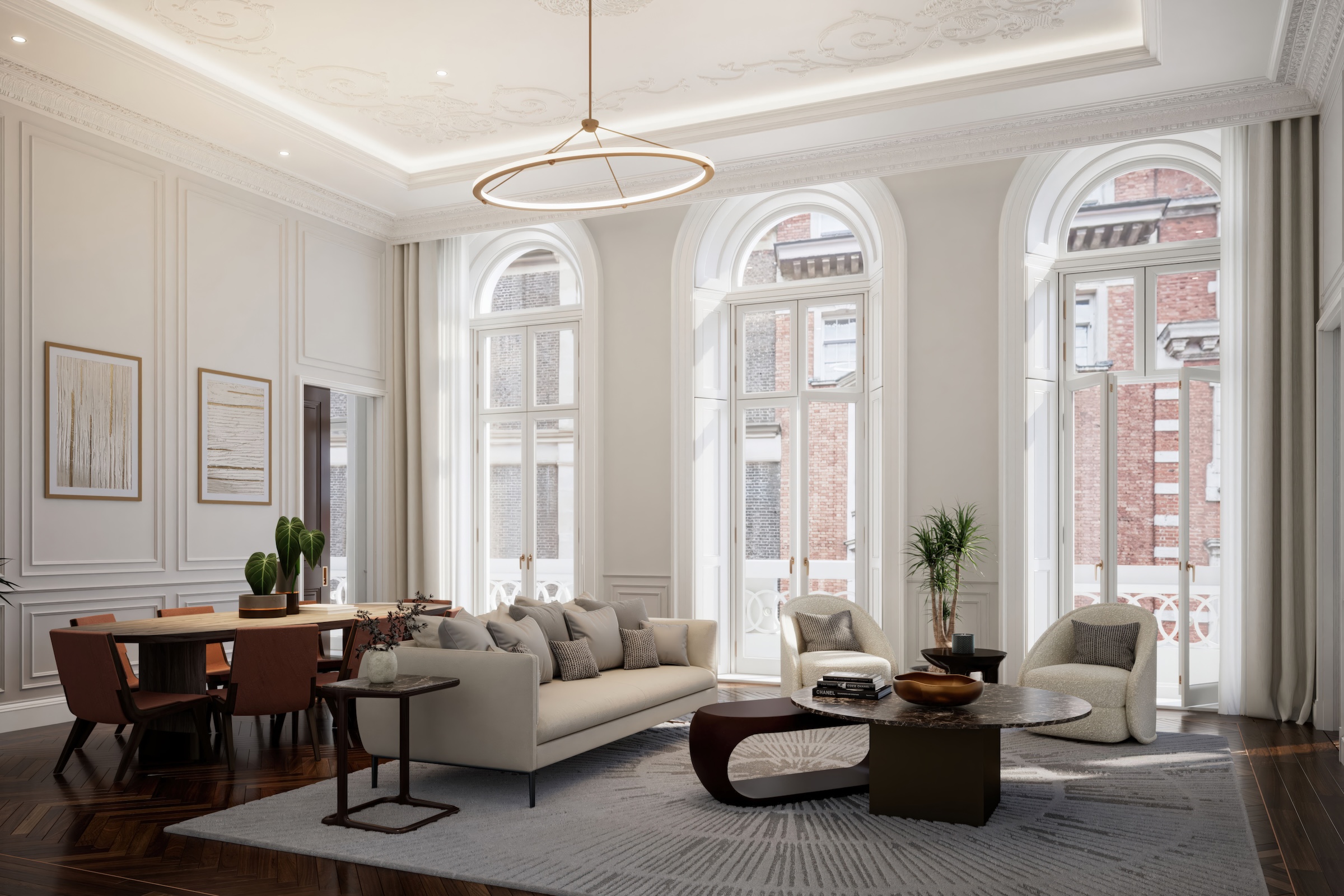 A one-bedroom luxury apartment in an exclusive Mayfair development 