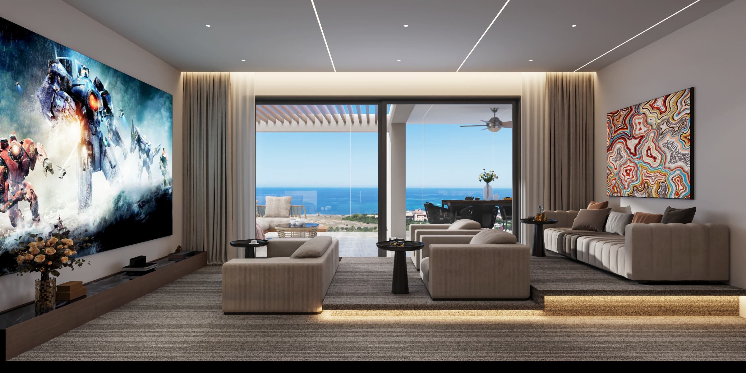  Top-Floor Penthouse with Expansive Roof Garden in Tombs of the Kings, Pafos - 物件實景