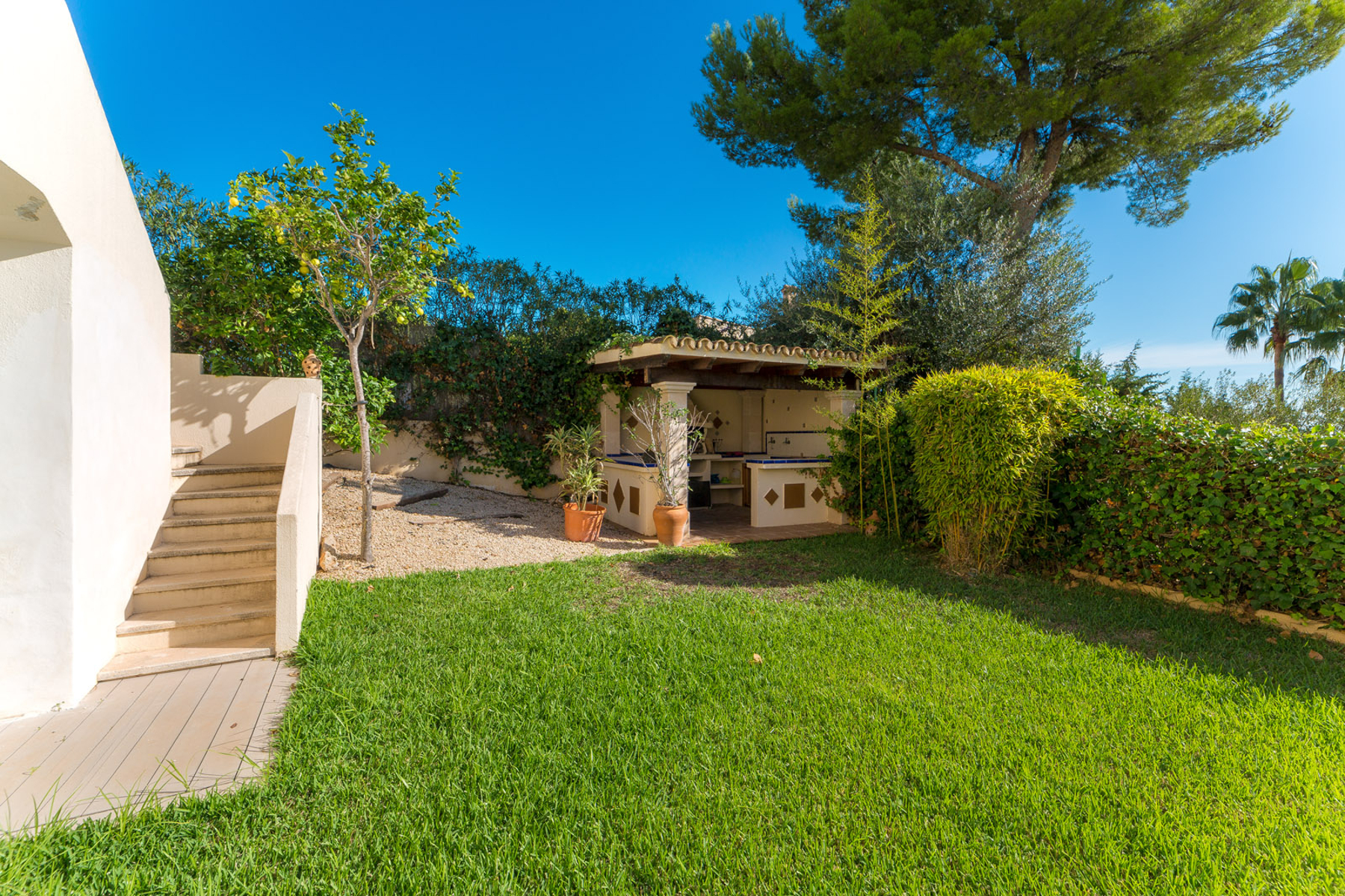  Sea view apartment with private garden in Cas Català - 物件實景