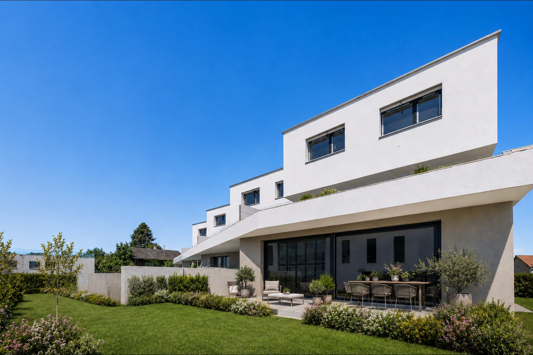  Stunning new semi-detached villa, just 5 minutes from Lake Murten - 物件實景
