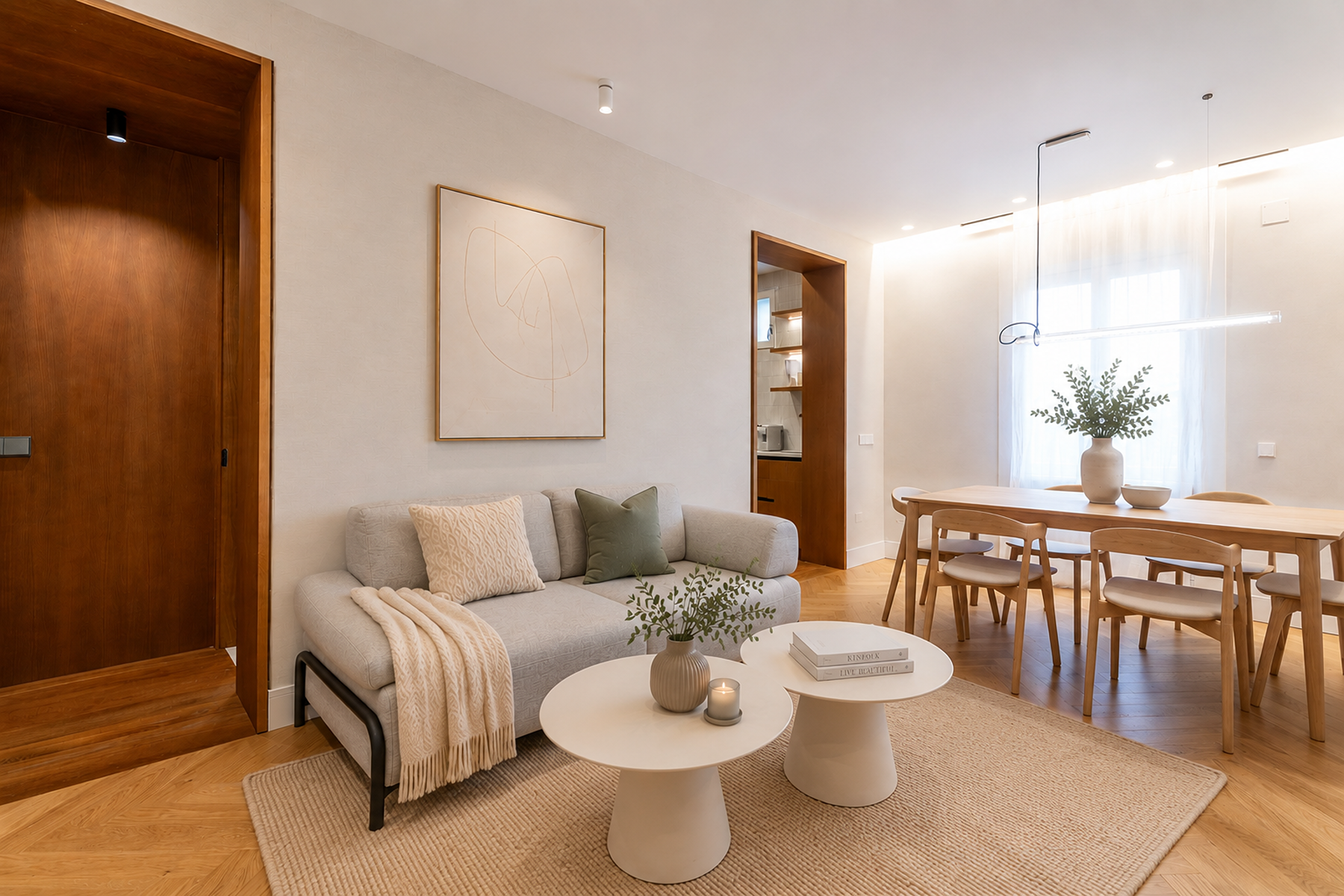  Contemporary Flat with 2 bedrooms and 2 bathrooms in Central Madrid - 物件實景